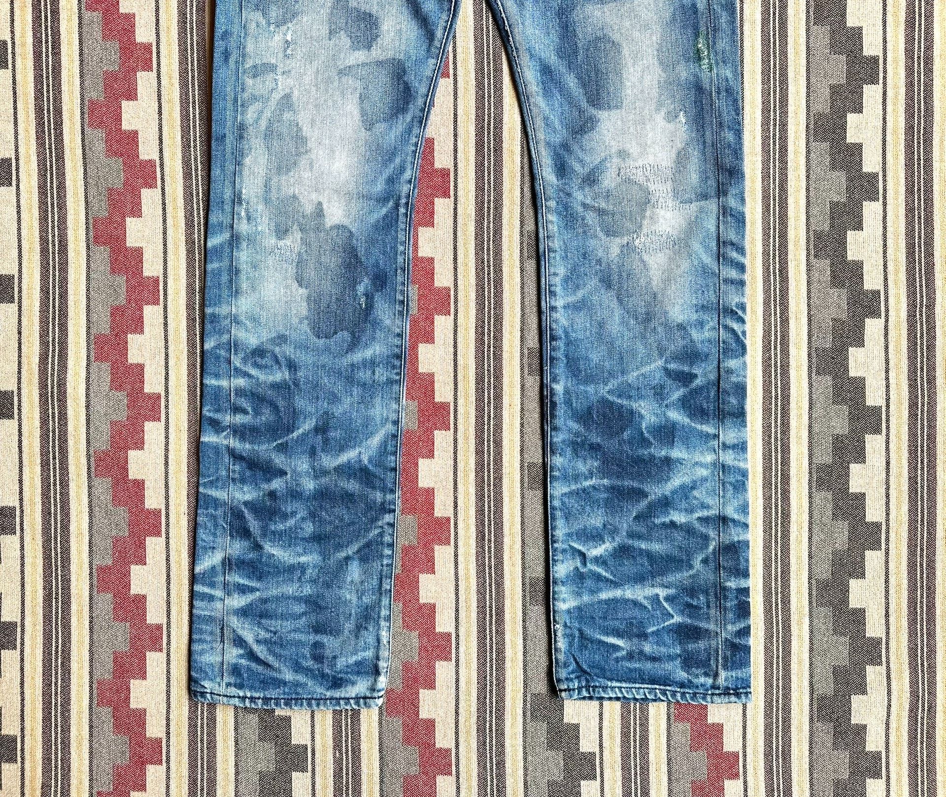 Prps PRPS GOODS&CO Vintage Distressed Jeans Size US 30 / EU 46 - 4 Thumbnail