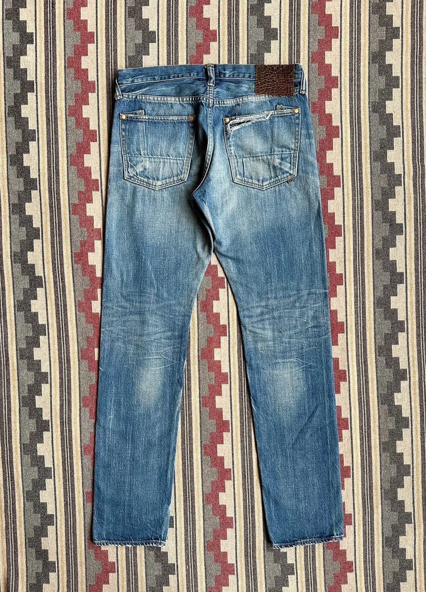 Prps Prps Noir Heavily Washed Distressed Jeans Size US 32 / EU 48 - 2 Thumbnail