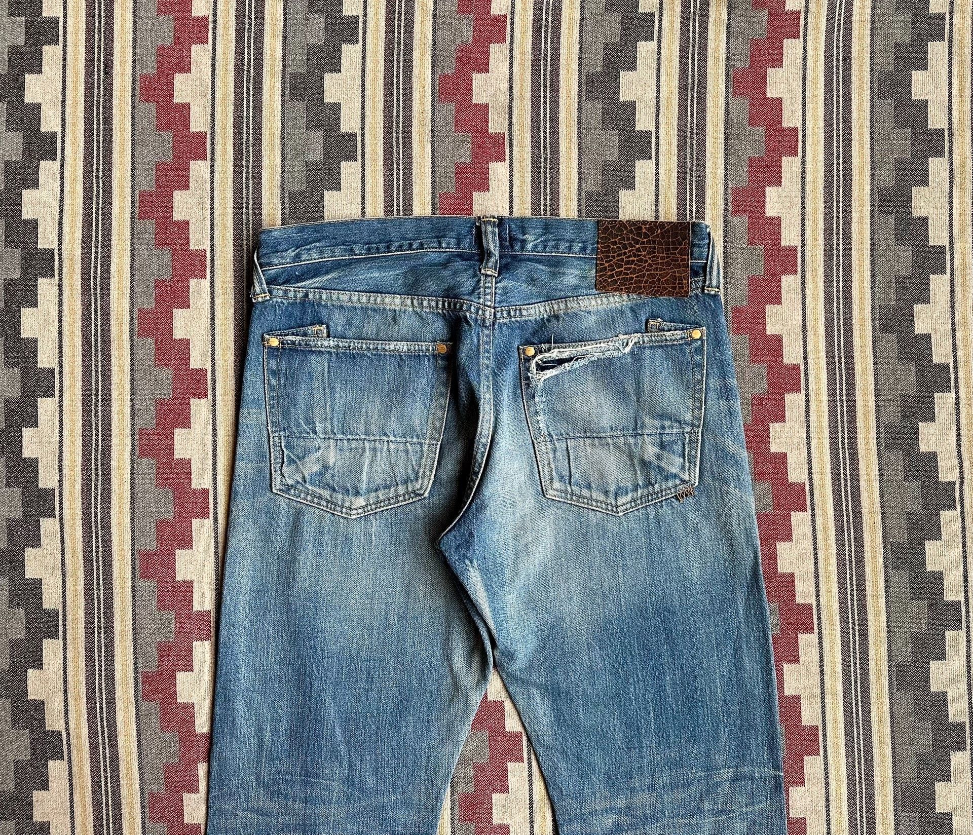 Prps Prps Noir Heavily Washed Distressed Jeans Size US 32 / EU 48 - 6 Thumbnail