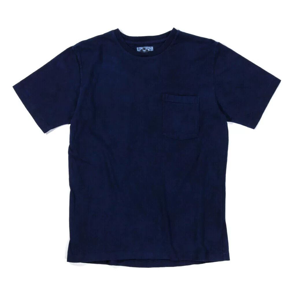 Blue Blue Japan Blue Blue Japan Indigo Handmade Short Sleeve T-Shirt Size US S / EU 44-46 / 1 - 2 Thumbnail