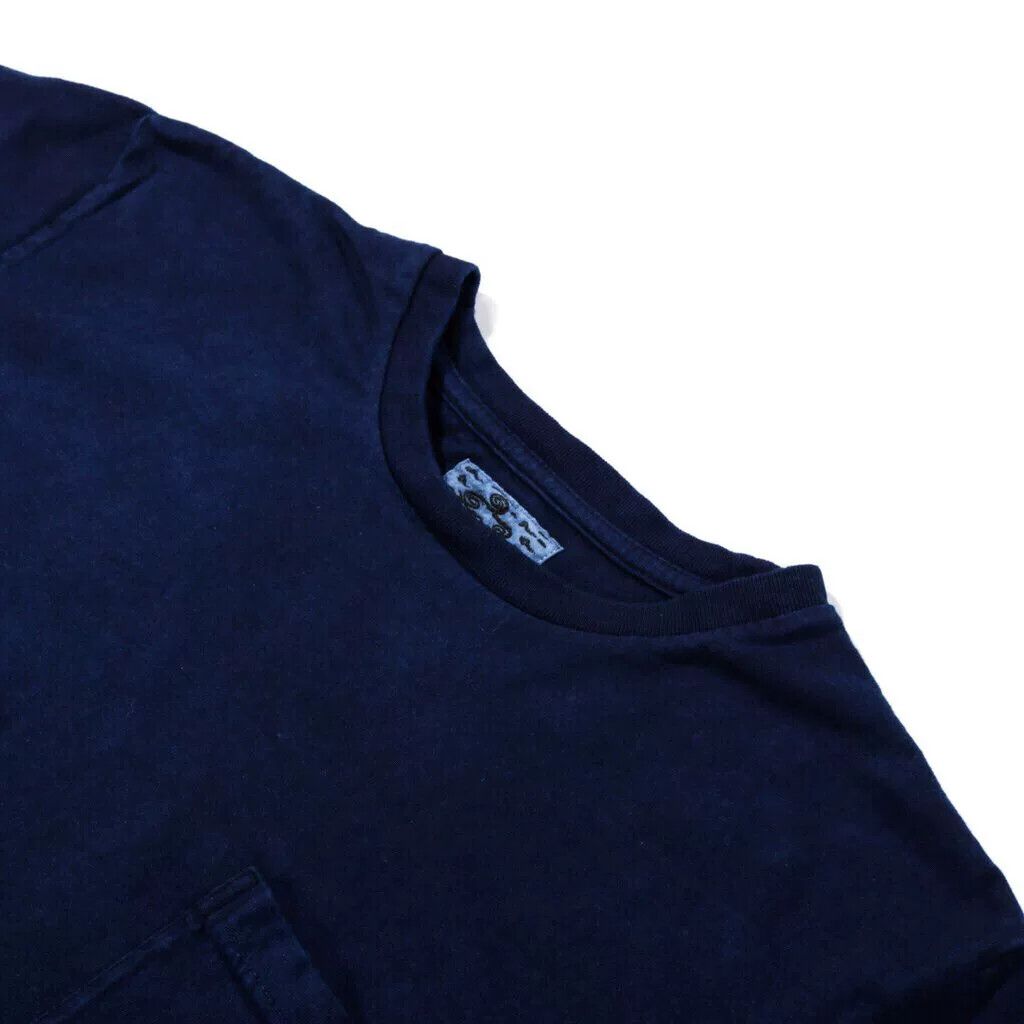 Blue Blue Japan Blue Blue Japan Indigo Handmade Short Sleeve T-Shirt Size US S / EU 44-46 / 1 - 3 Thumbnail