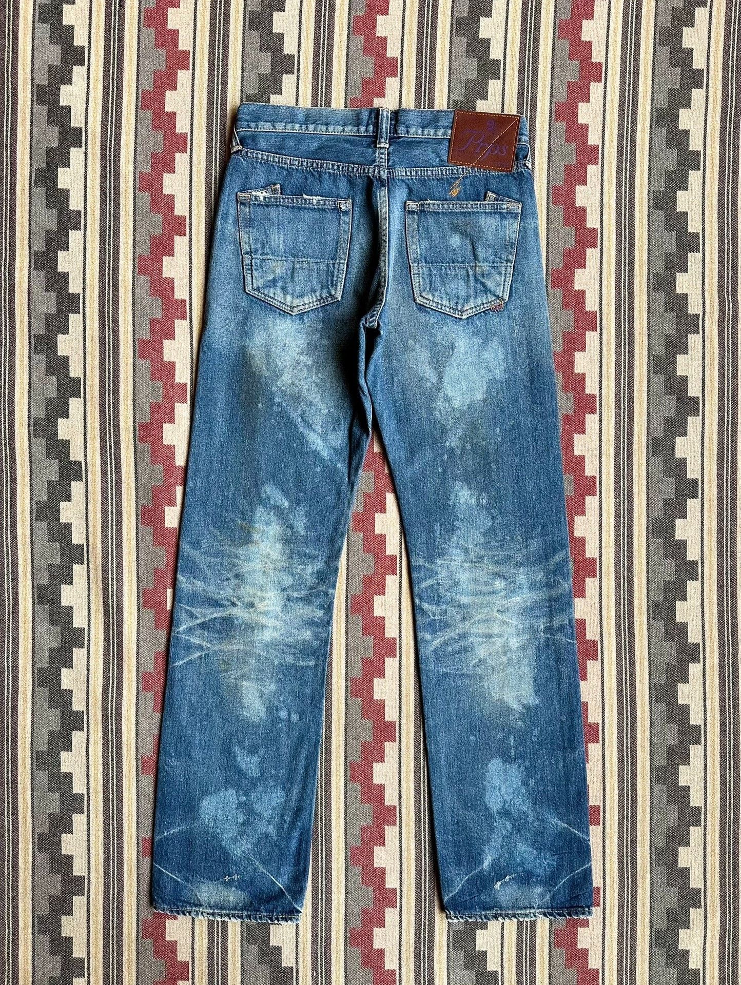 Prps Prps Heavy Washed Distressed Acid Jeans Size US 30 / EU 46 - 2 Thumbnail