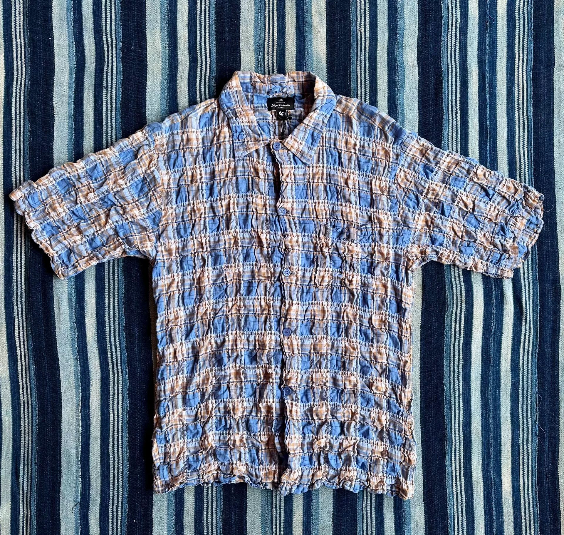 Nigel Cabourn Nigel Cabourn Frankies Check Short-Sleeve Shirt Size US S / EU 44-46 / 1 - 5 Thumbnail