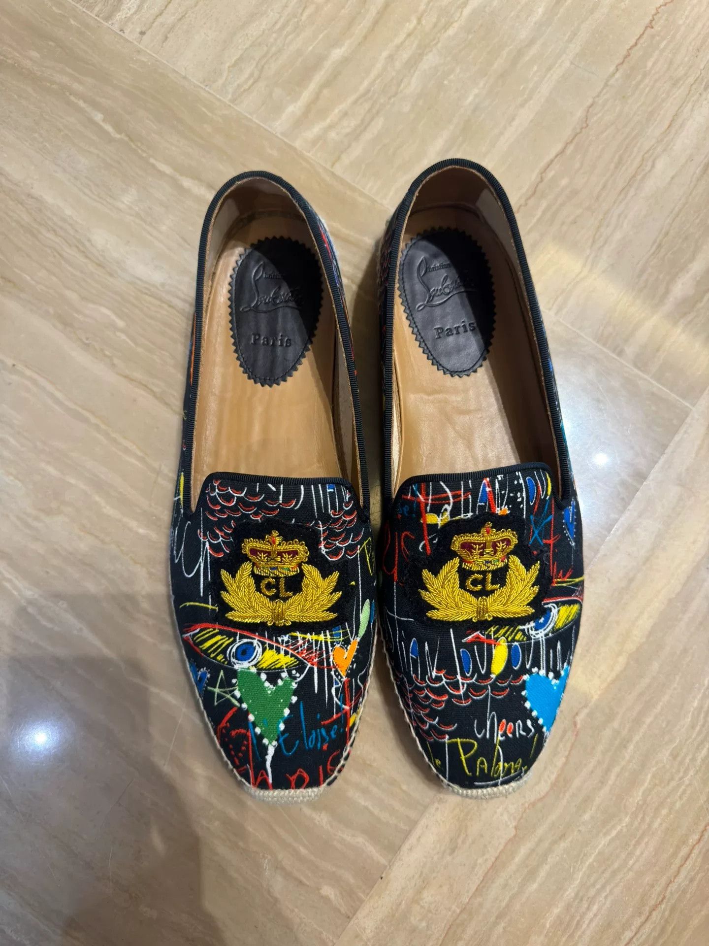 Christian Louboutin Christian Louboutin Men's Slip-On Espadrilles Size US 10 / EU 43 - 4 Thumbnail