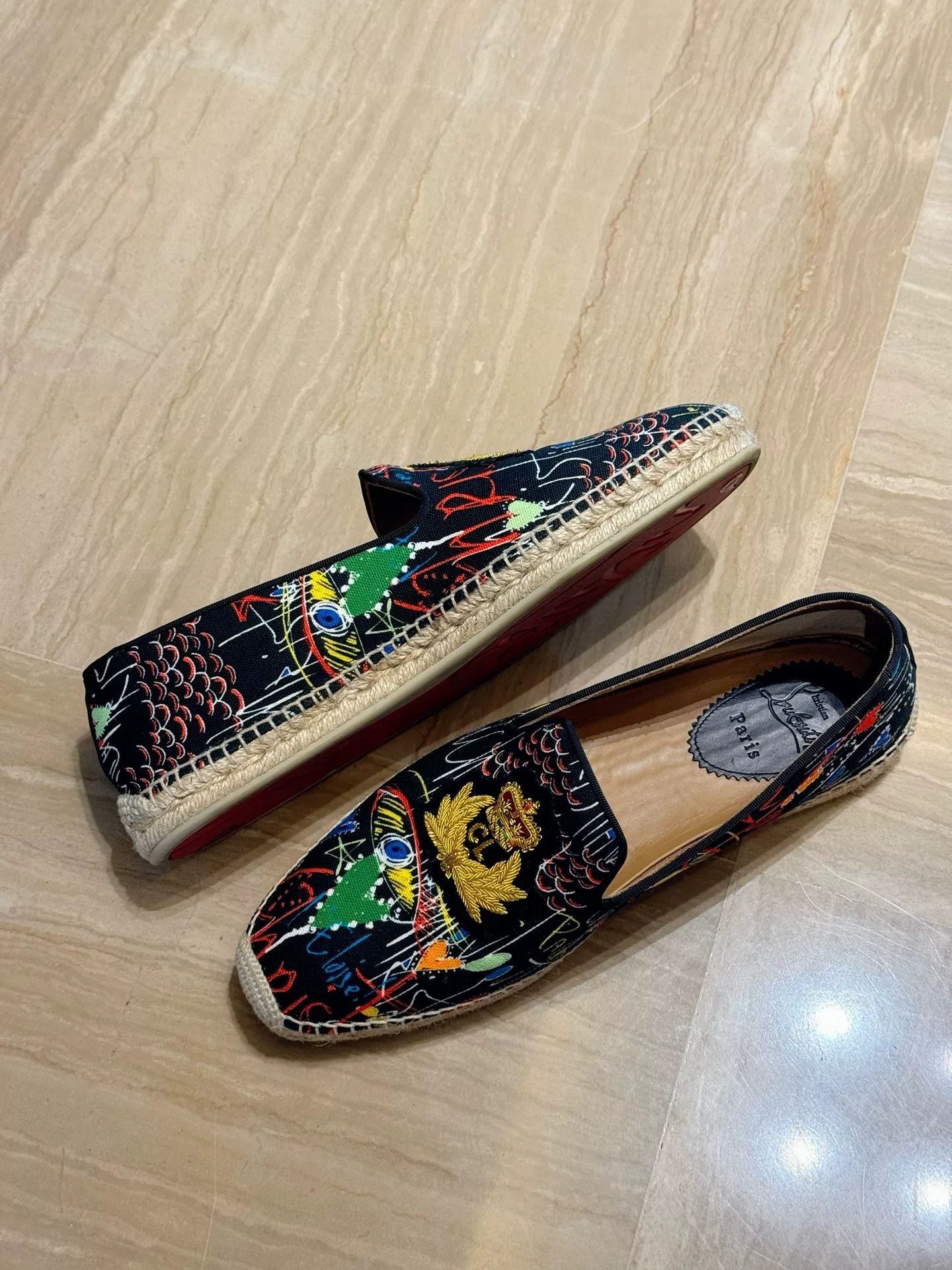 Christian Louboutin Christian Louboutin Men's Slip-On Espadrilles Size US 10 / EU 43 - 3 Thumbnail