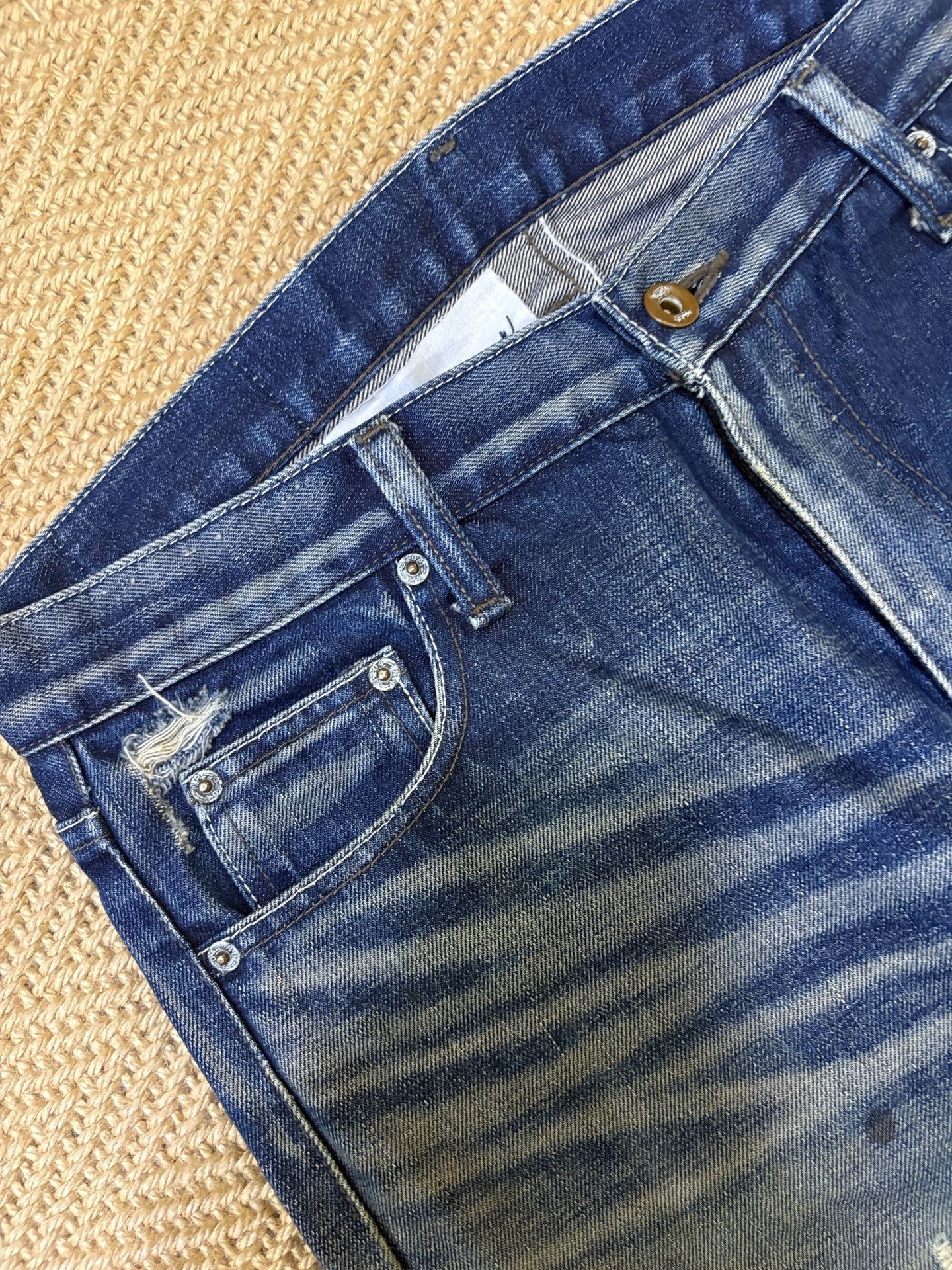 Neighborhood Neighborhood 07 FLASH Washed Denim Size US 30 / EU 46 - 5 Thumbnail