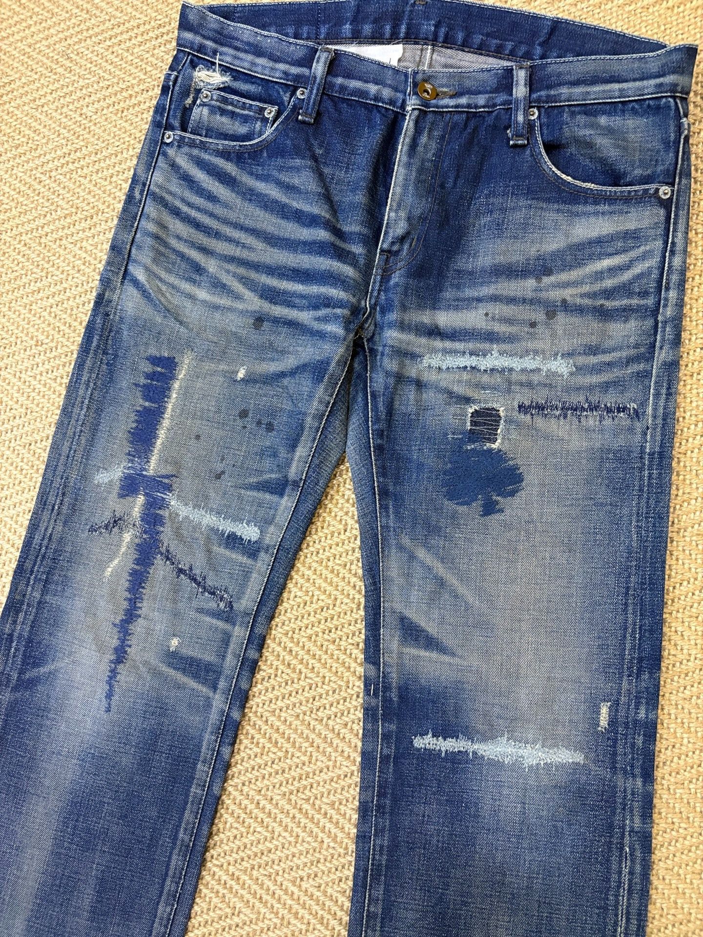 Neighborhood Neighborhood 07 FLASH Washed Denim Size US 30 / EU 46 - 3 Thumbnail