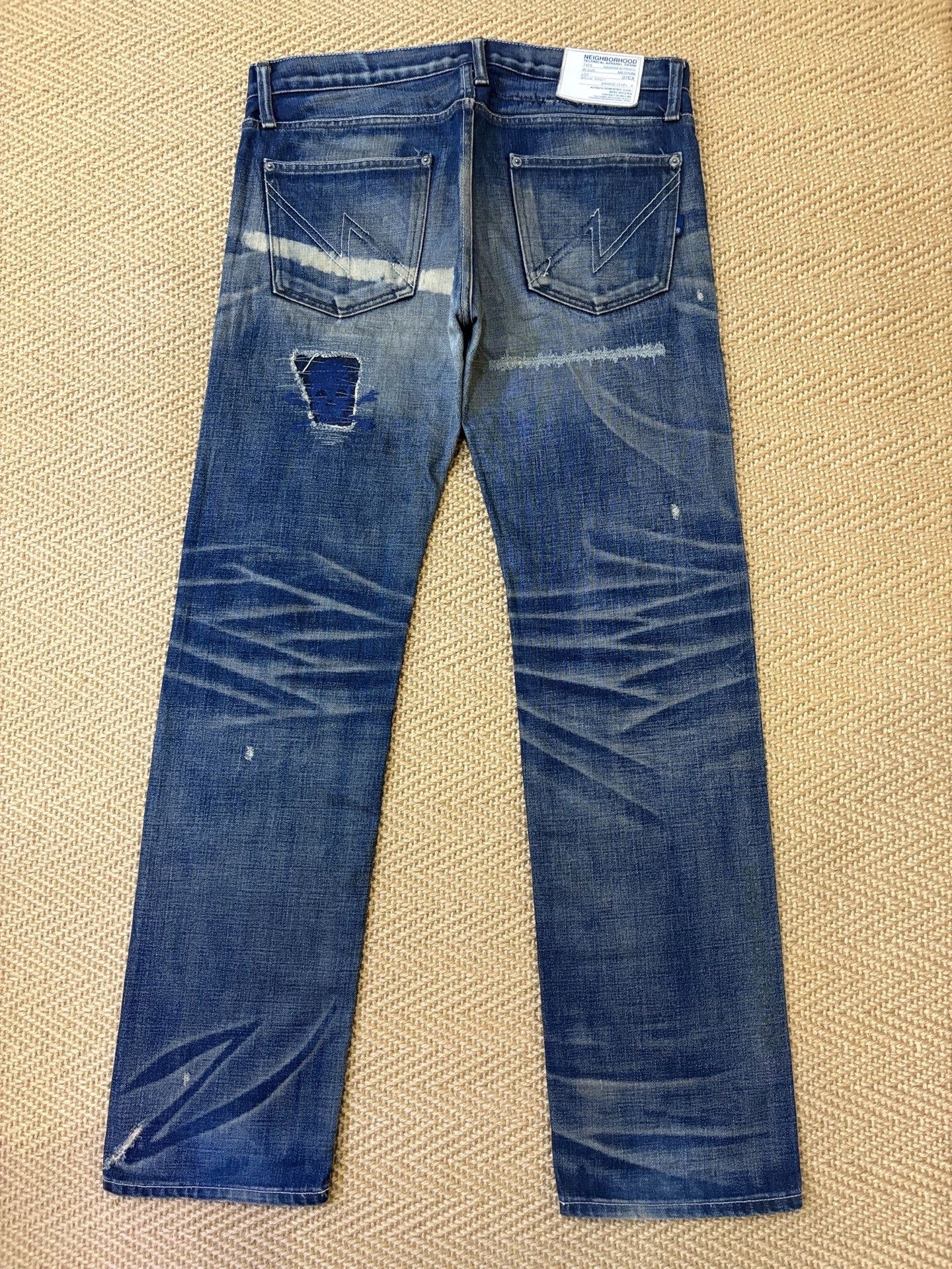 Neighborhood Neighborhood 07 FLASH Washed Denim Size US 30 / EU 46 - 2 Thumbnail