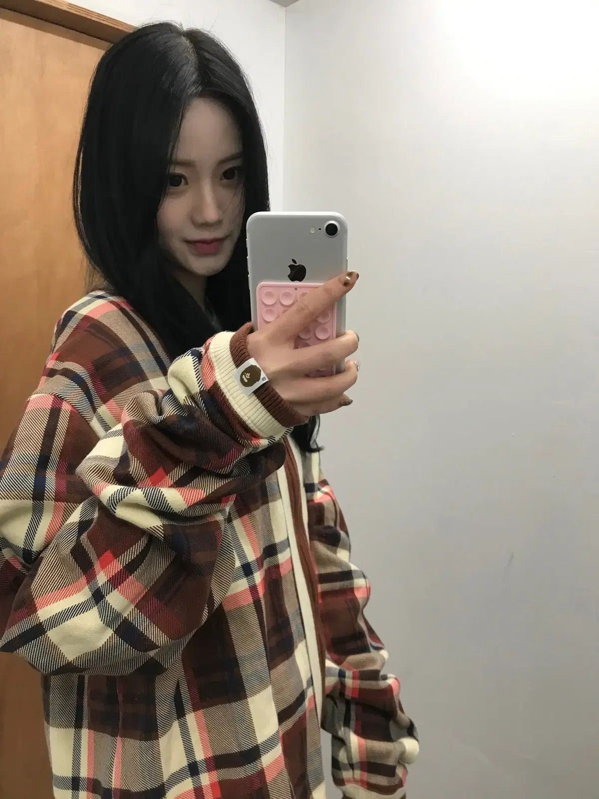 Bape BAPE Kimura Check Collarless Zip Hoodie Size US M / EU 48-50 / 2 - 9 Thumbnail