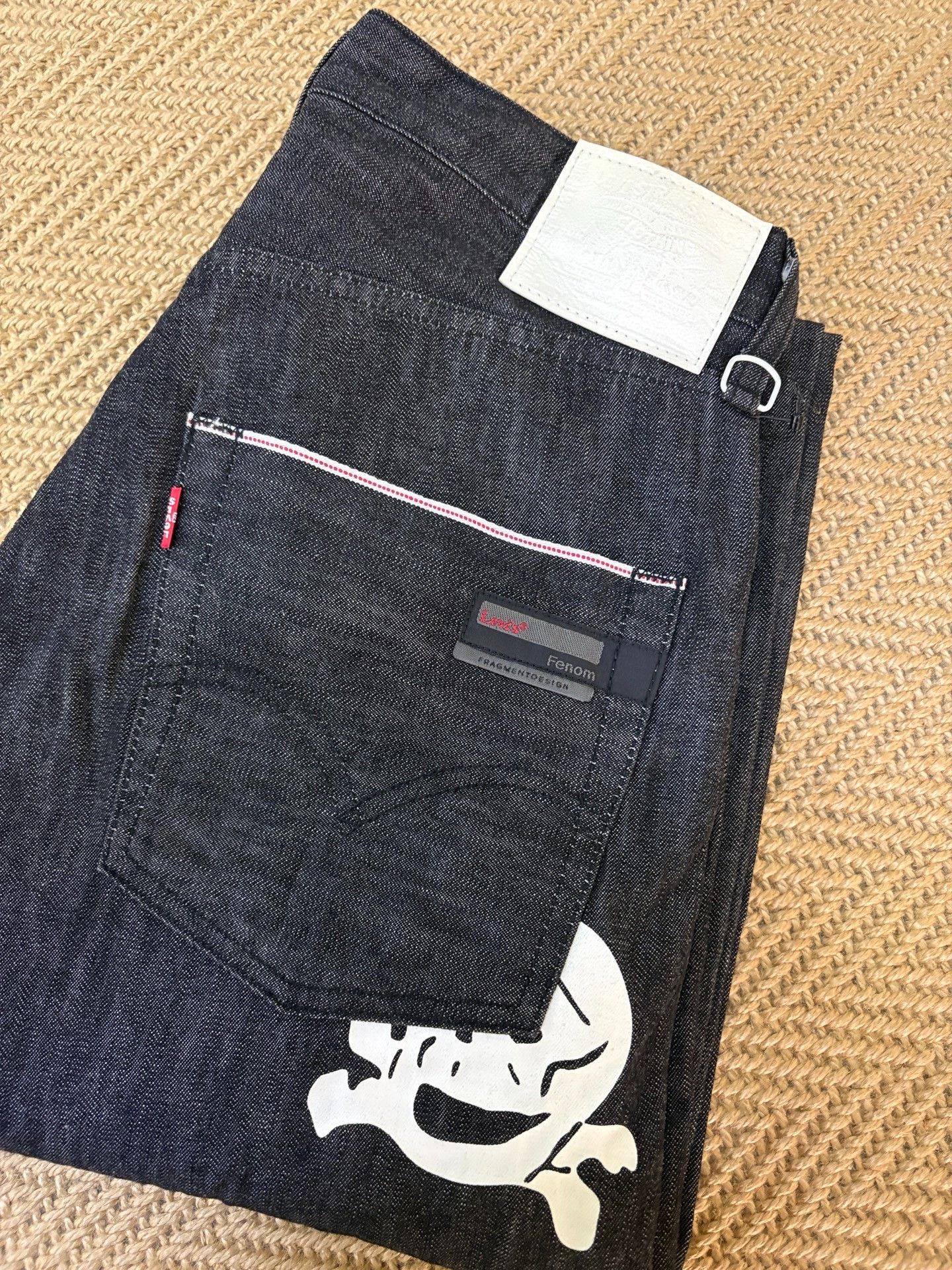 Hiroshi Fujiwara Levi's Fenom X AFFA Raw Denim Jeans Size US 32 / EU 48 - 6 Thumbnail