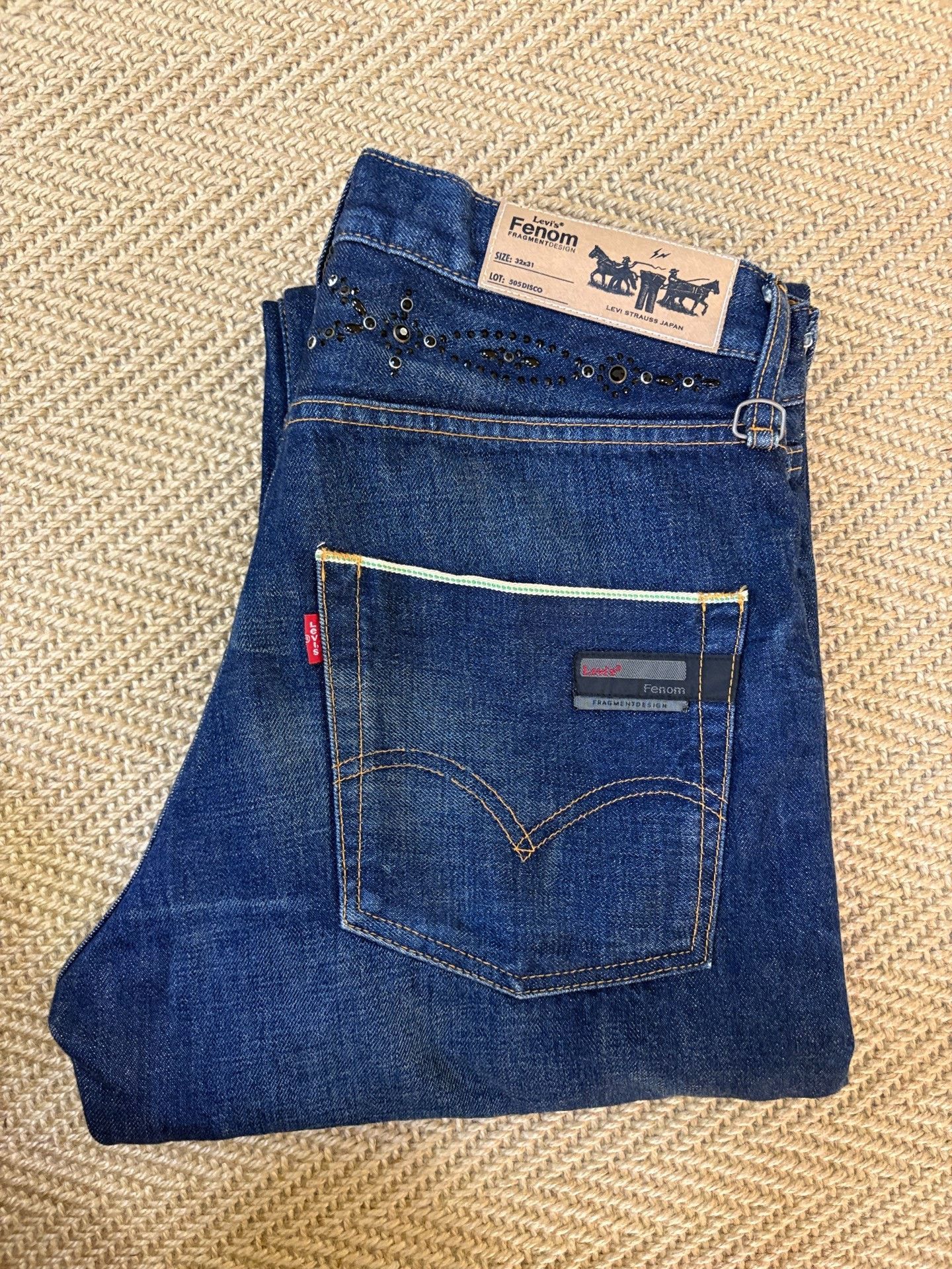 Levi's Levi's Fenom Disco Black Diamond Jeans Size US 32 / EU 48 - 7 Thumbnail