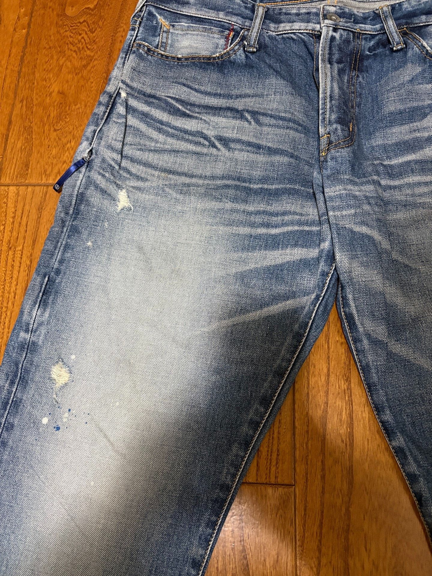 Fragment Design Vanquish & Fragment Washed Lightning Jeans Size US 36 / EU 52 - 6 Thumbnail