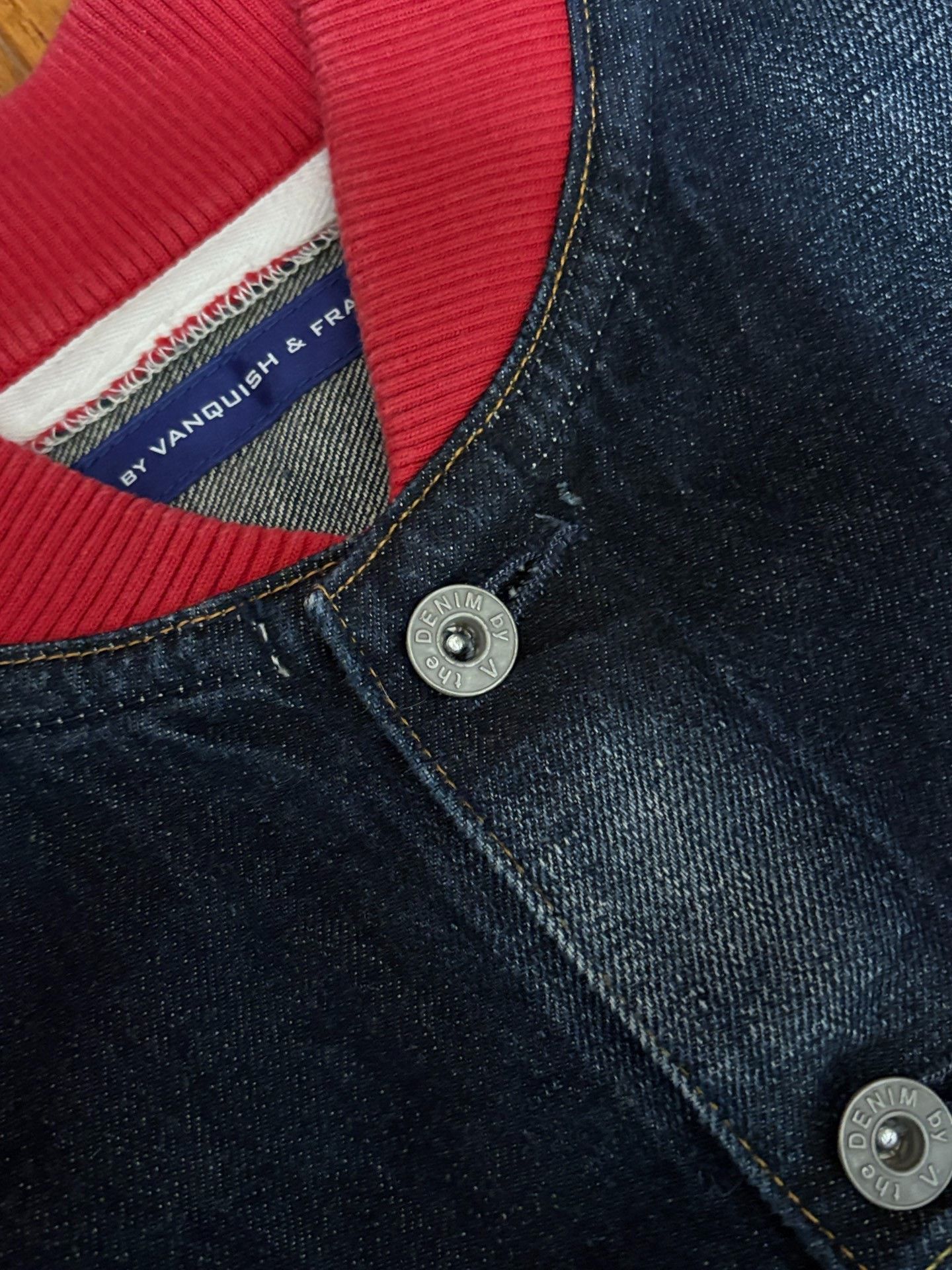 Hiroshi Fujiwara DENIM BY VANQUISH & FRAGMENT Denim Jacket Size US XL / EU 56 / 4 - 3 Thumbnail