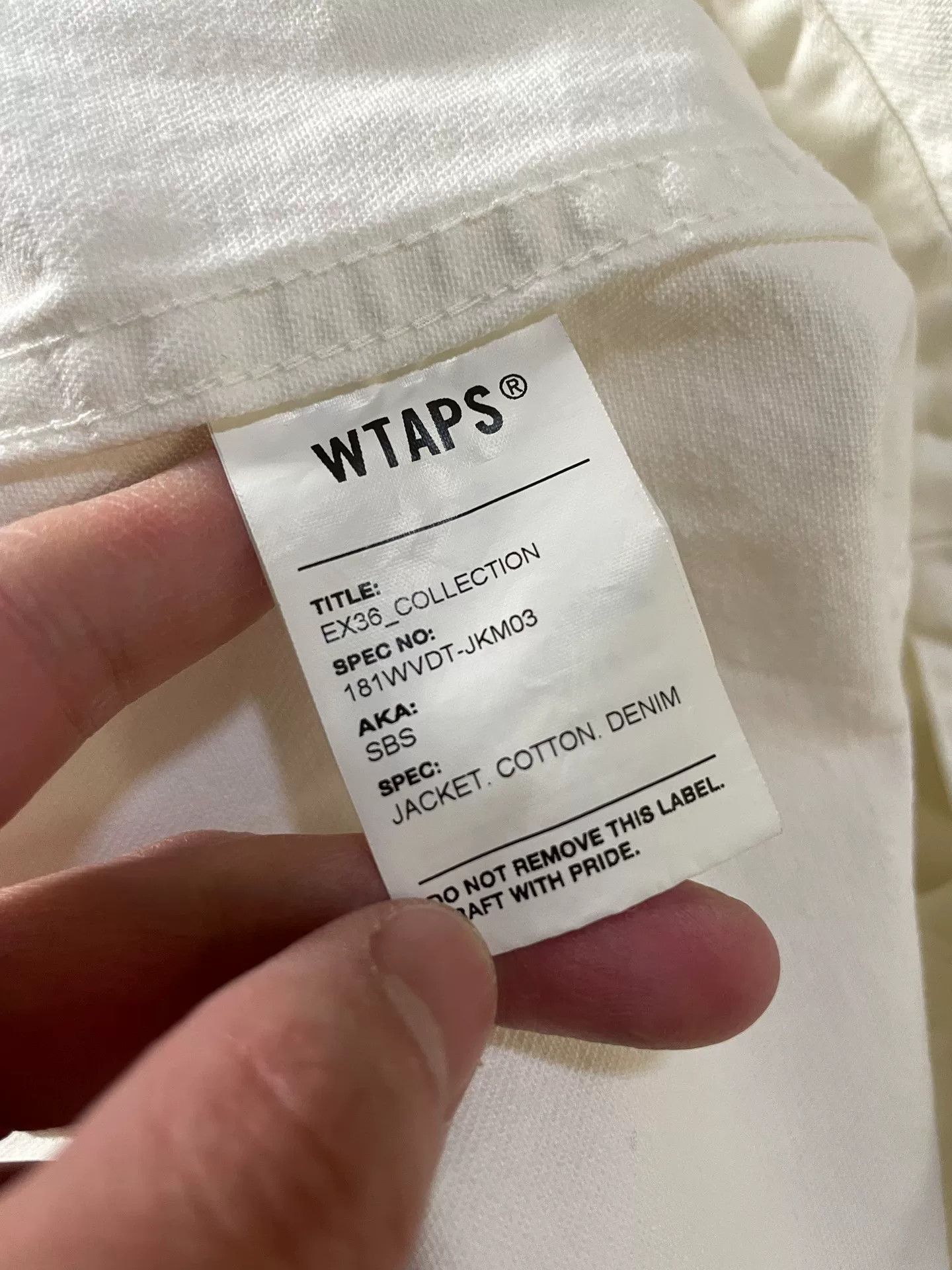Wtaps WTAPS SBS Denim Hooded Jacket Size US S / EU 44-46 / 1 - 8 Thumbnail