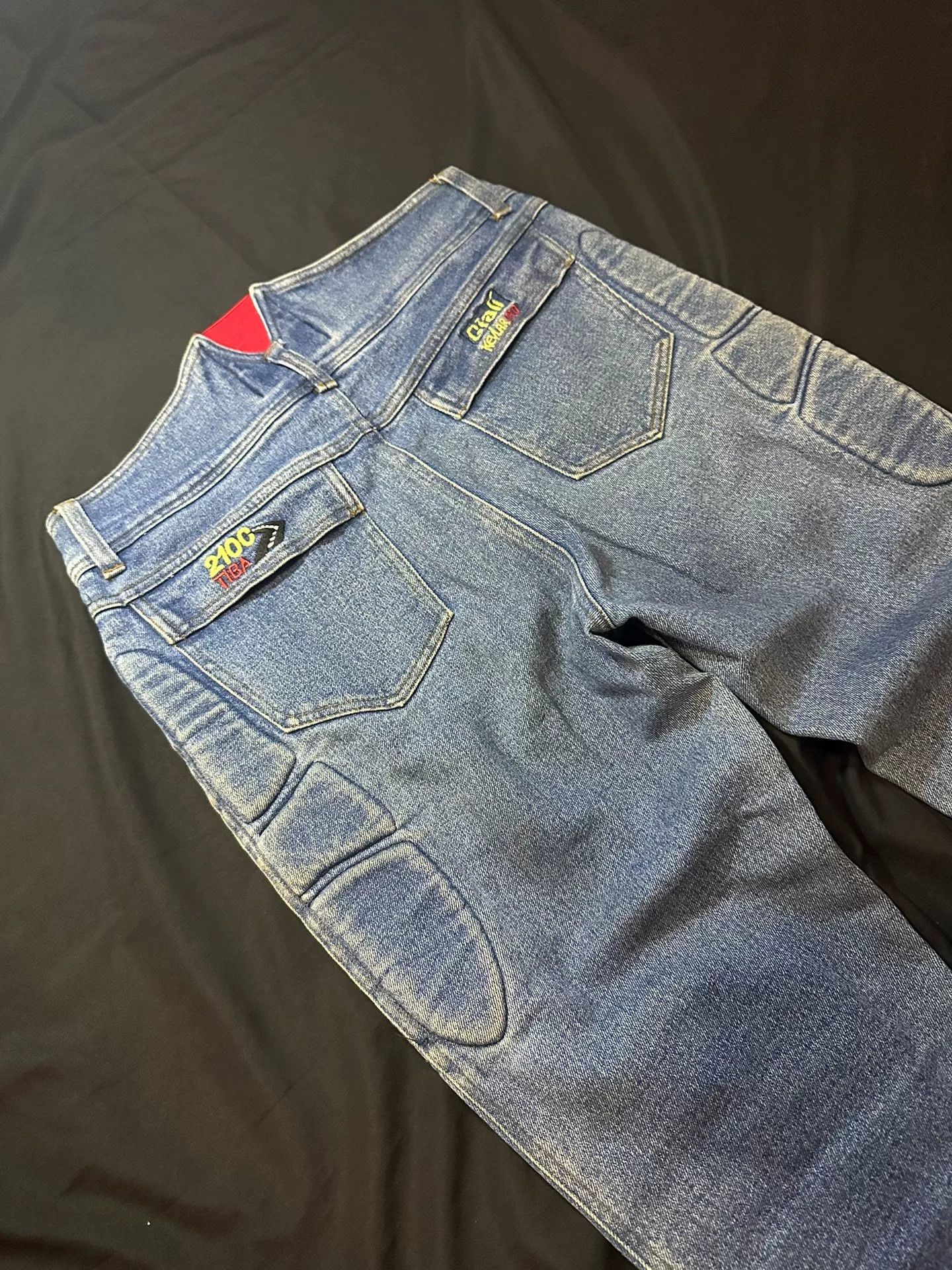 Vintage Vintage Giali Motorcycle Jeans Size US 32 / EU 48 - 8 Thumbnail