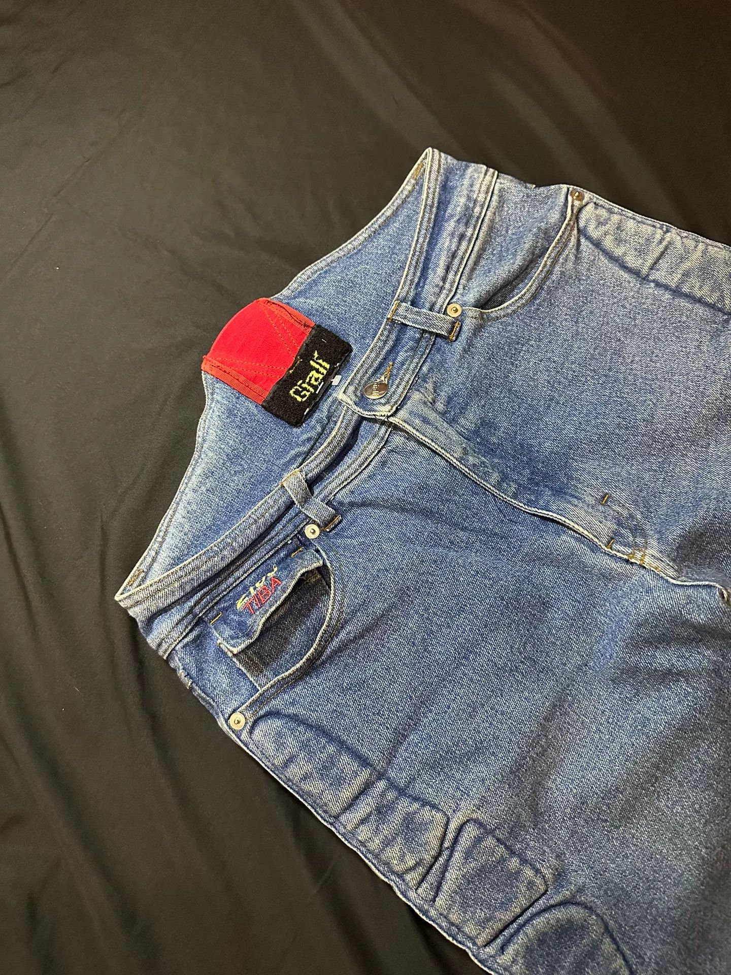 Vintage Vintage Giali Motorcycle Jeans Size US 32 / EU 48 - 3 Thumbnail