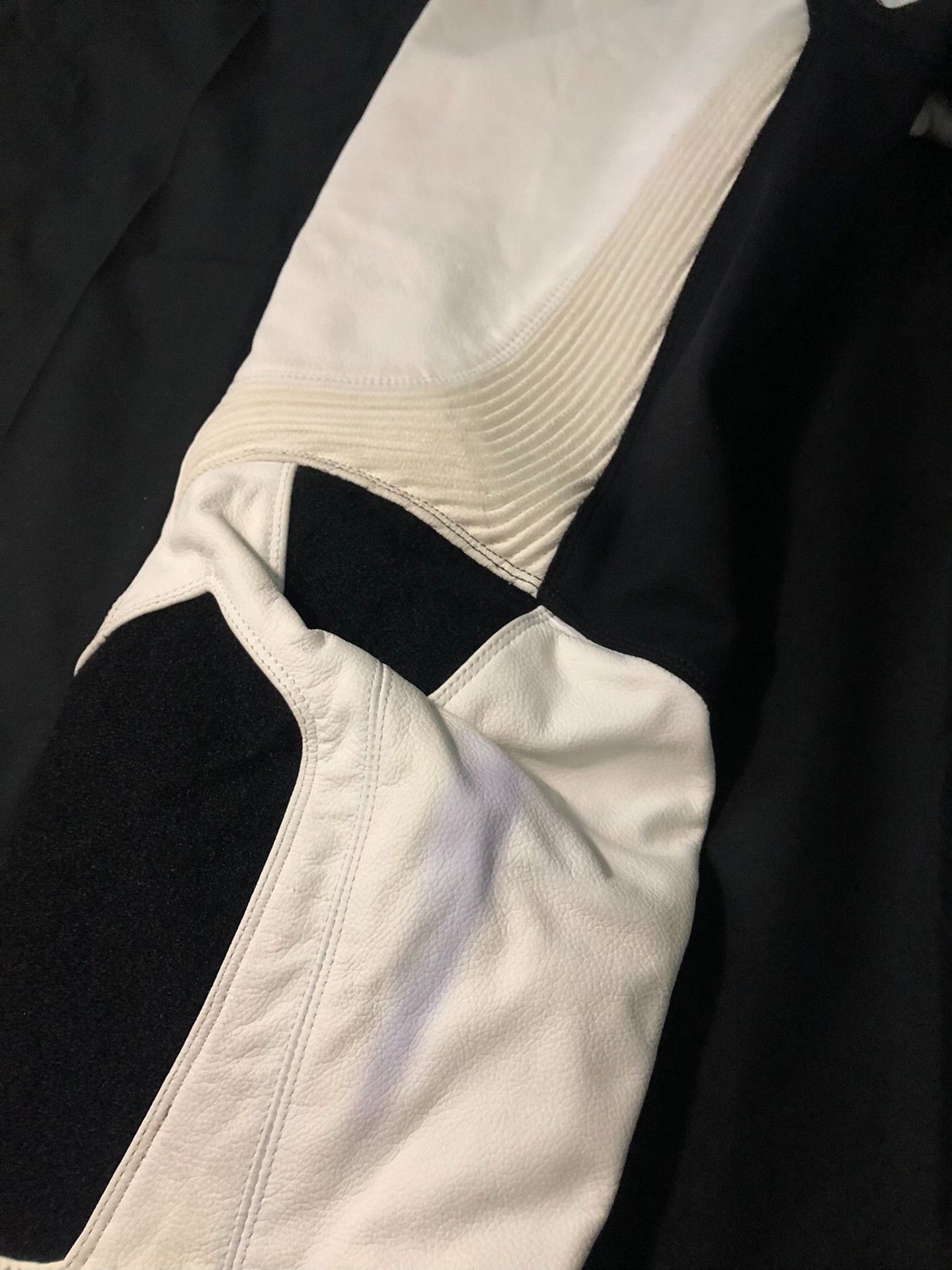 Vintage Vintage White Motorcycle Leather Pants Size US 28 / EU 44 - 2 Thumbnail
