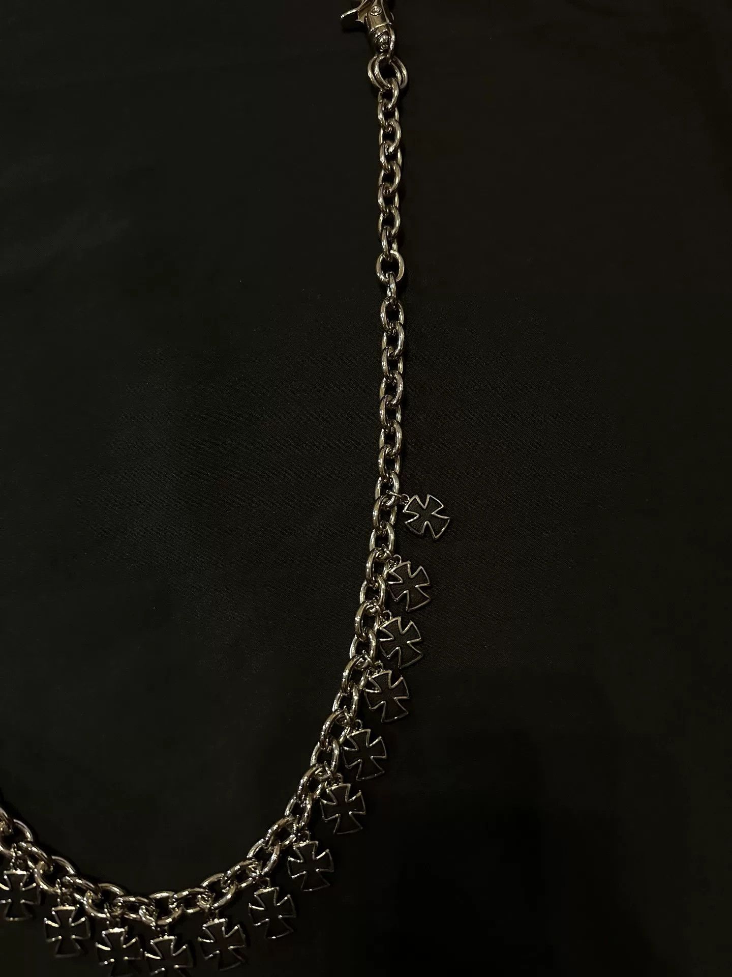 Vintage Vintage 90s Cross Pendant Pants Chain Size ONE SIZE - 2 Thumbnail