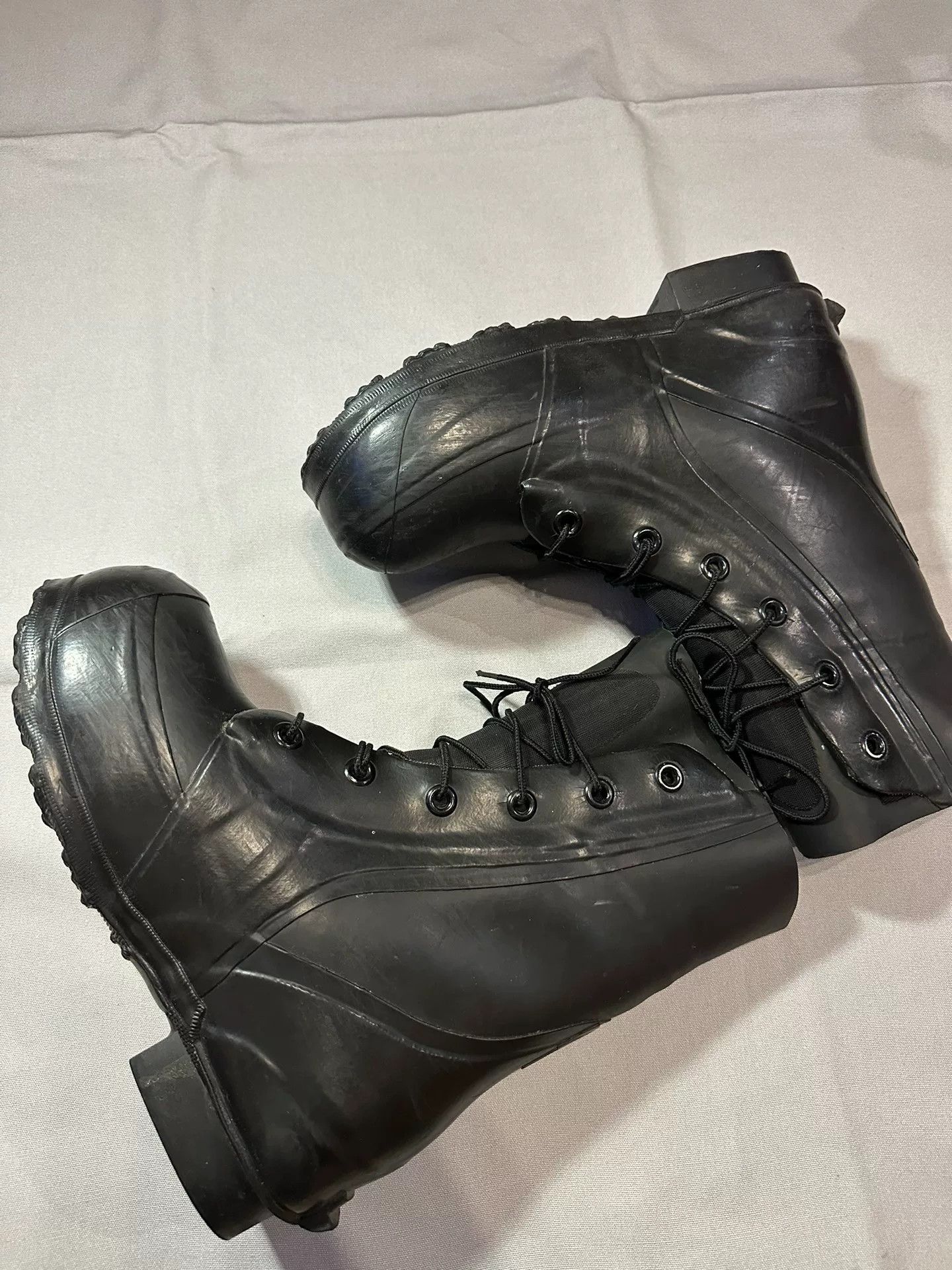 Raf Simons Vintage 1980s Bata Military Runway Boots Size US 10 / EU 43 - 3 Thumbnail