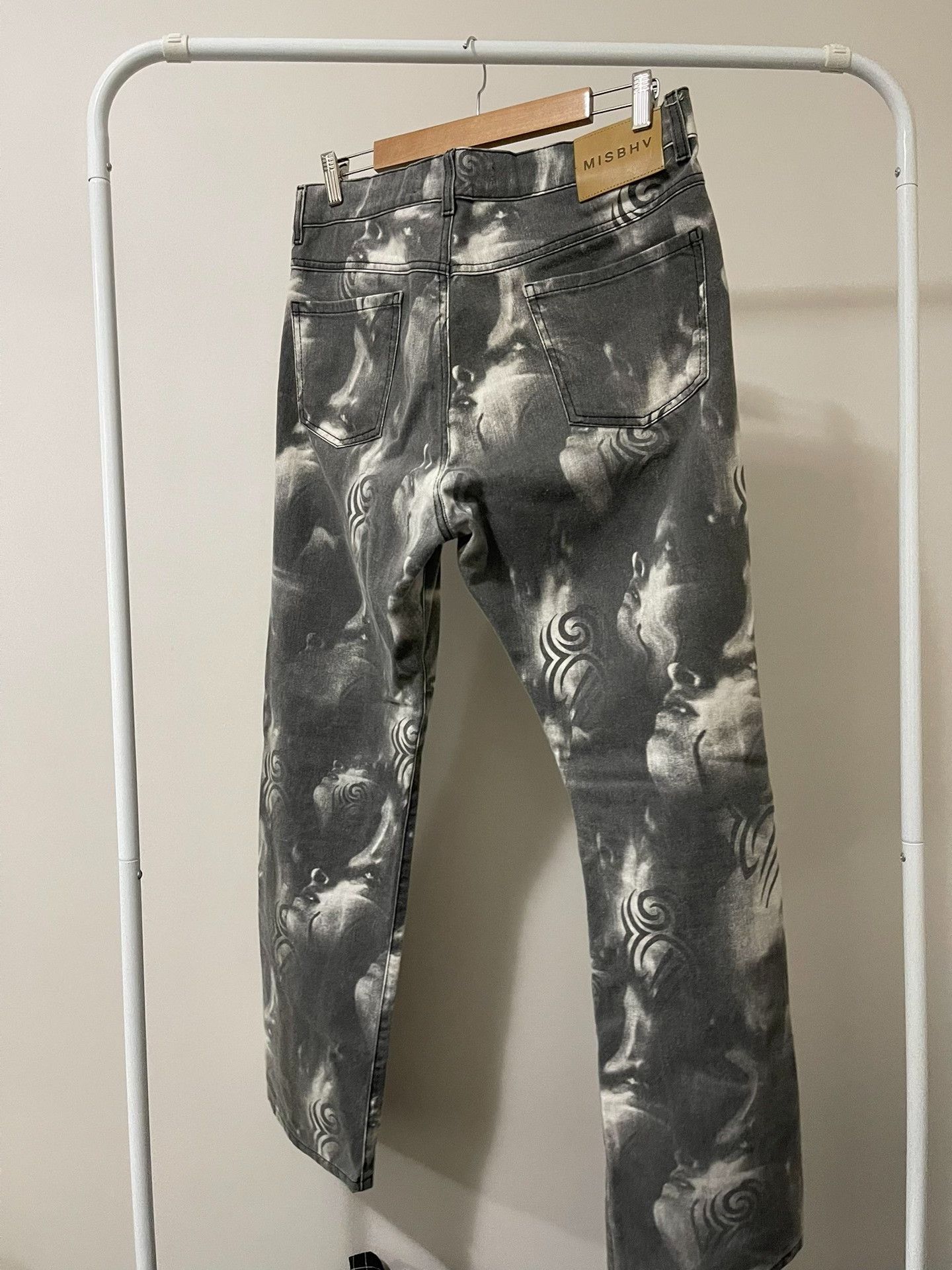 Misbhv Misbhv All-Over Print Long Jeans Size US 33 - 2 Thumbnail