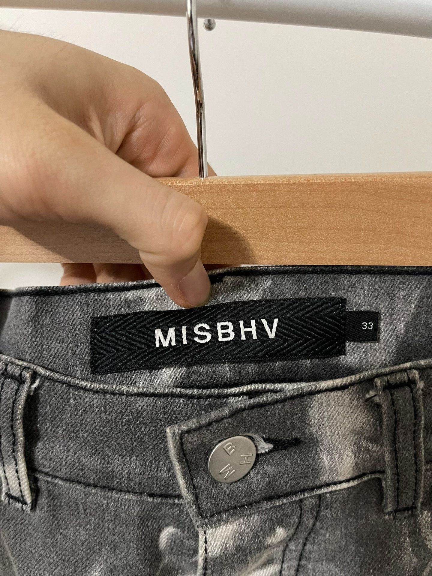 Misbhv Misbhv All-Over Print Long Jeans Size US 33 - 5 Thumbnail