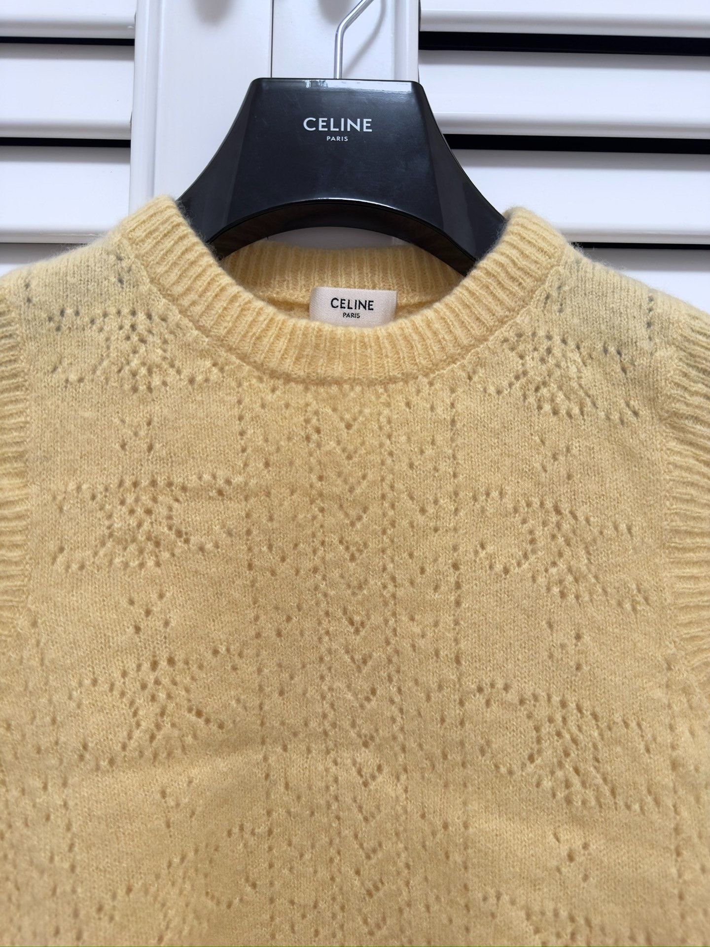 Celine CELINE Triomphe Openwork Knit Vest M Size M / US 6-8 / IT 42-44 - 2 Thumbnail