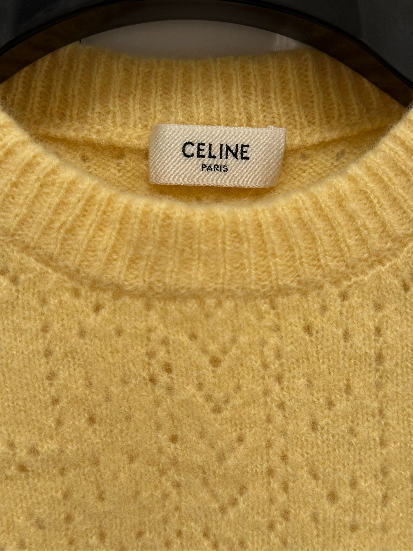 Celine CELINE Triomphe Openwork Knit Vest M Size M / US 6-8 / IT 42-44 - 4 Thumbnail