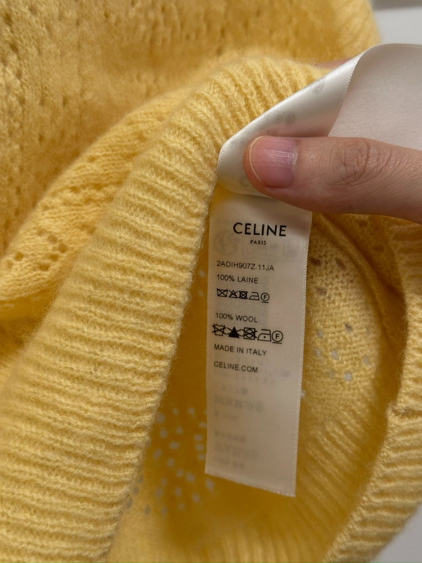 Celine CELINE Triomphe Openwork Knit Vest M Size M / US 6-8 / IT 42-44 - 6 Thumbnail
