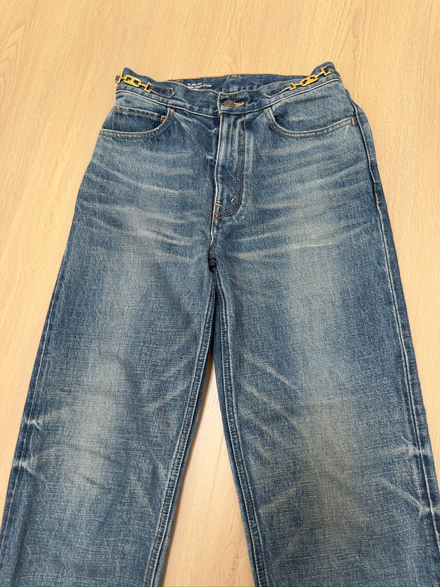 Celine CELINE Margaret Gold Chain Jeans Size 28 Size 28" / US 6 / IT 42 - 2 Thumbnail
