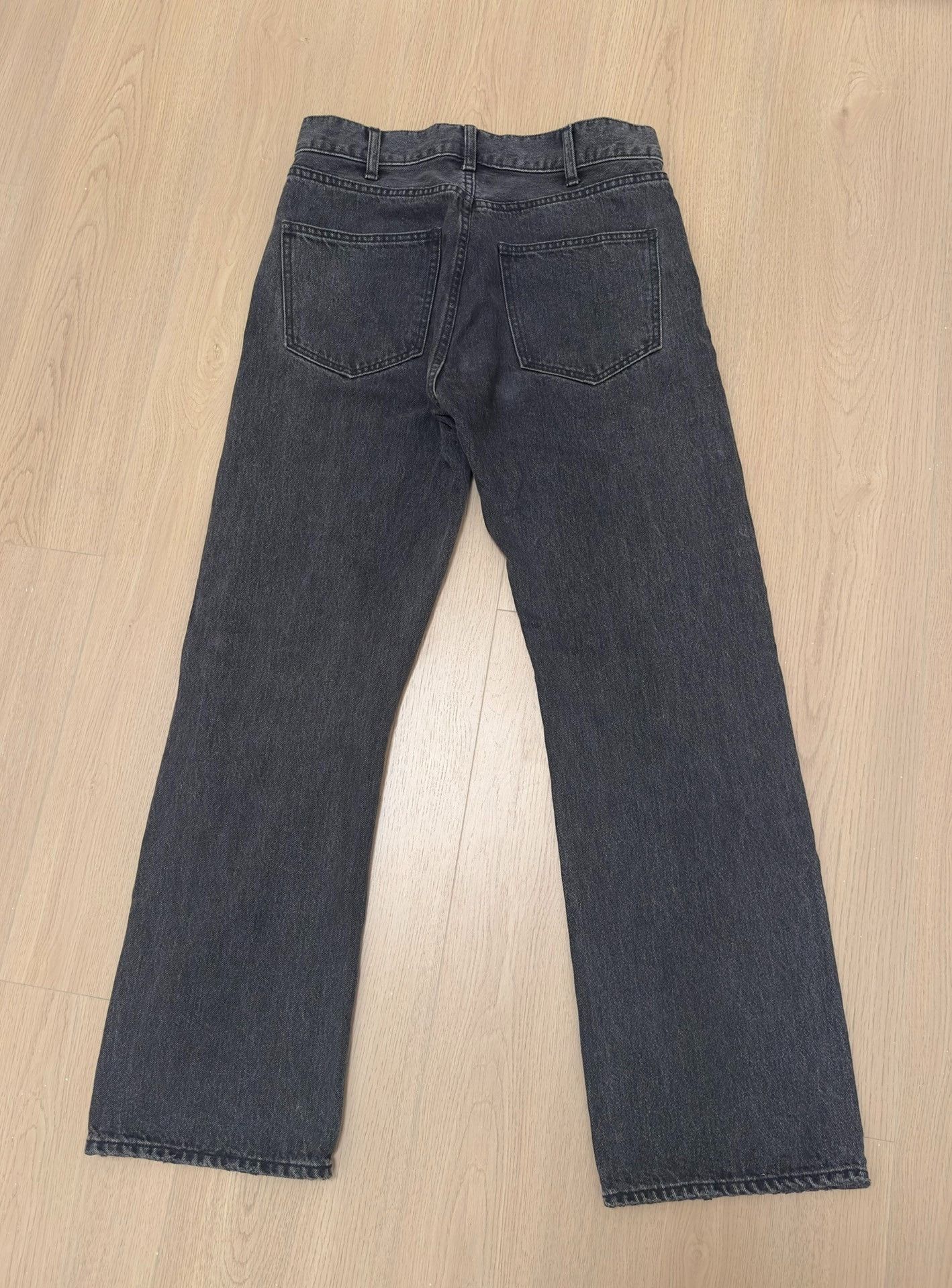 Celine CELINE Kurt Charcoal Washed Distressed Jeans Size US 29 - 3 Thumbnail