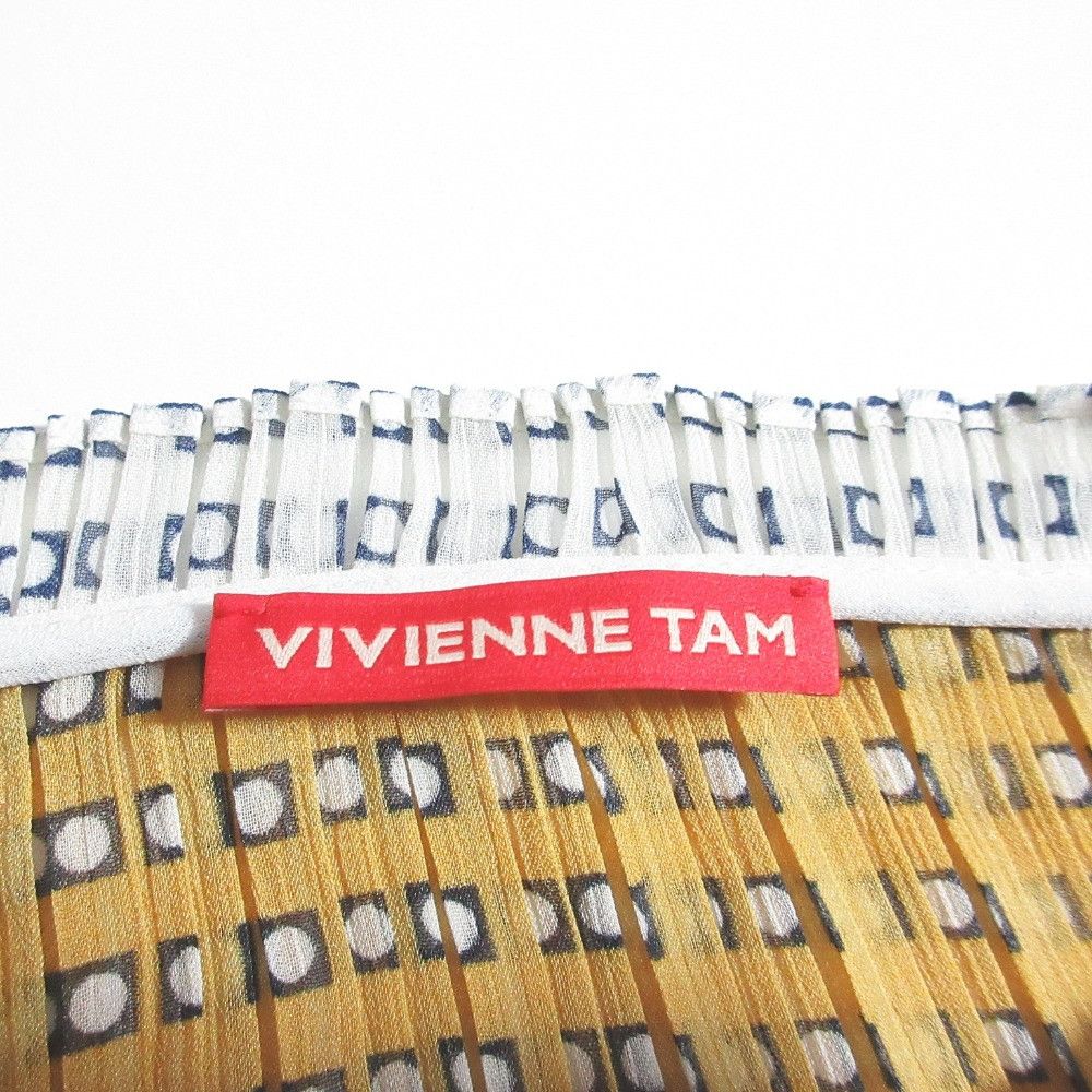 Other Other VIVIENNE TAM Pleated Pullover Blouse Textile Tops DUTY FREE for USA Size ONE SIZE - 4 Thumbnail