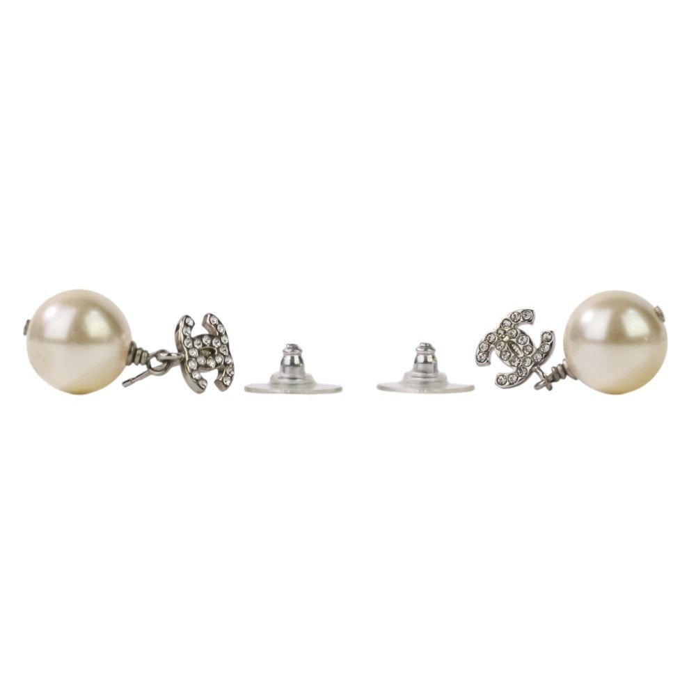 Chanel Chanel Chanel Coco Mark Faux Pearl Earrings Metal Earrings DUTY FREE for USA Size ONE SIZE - 5 Thumbnail