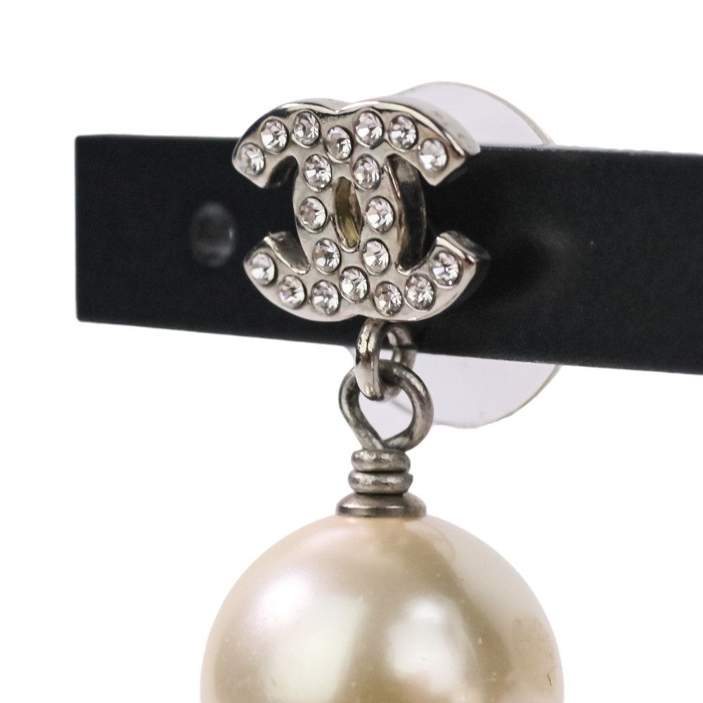 Chanel Chanel Chanel Coco Mark Faux Pearl Earrings Metal Earrings DUTY FREE for USA Size ONE SIZE - 3 Thumbnail
