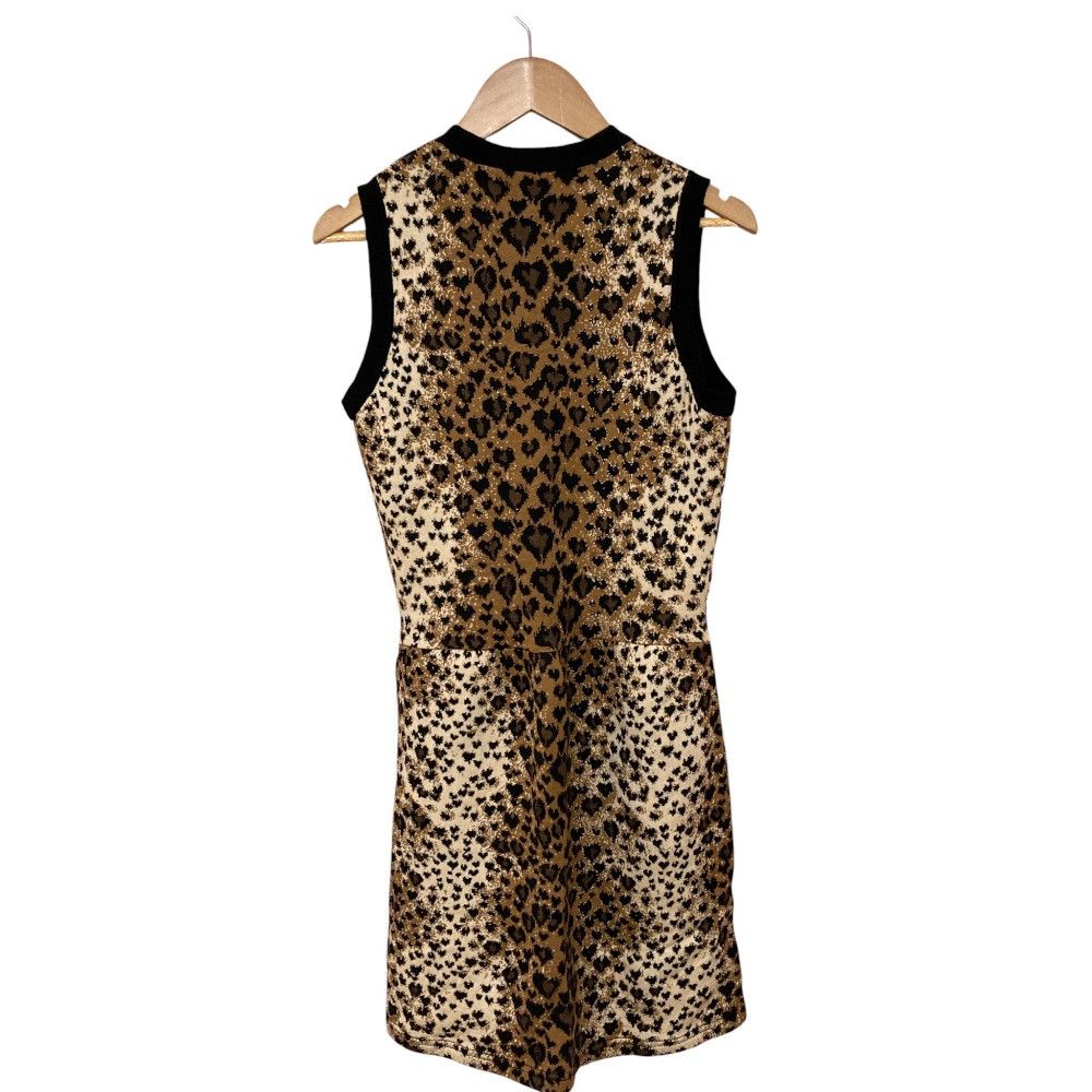 Valentino Valentino RED VALENTINO Heart Leopard Knit 2way Cardigan Dress Ensemble Textile Tops DUTY FREE for USA Size ONE SIZE - 11 Thumbnail