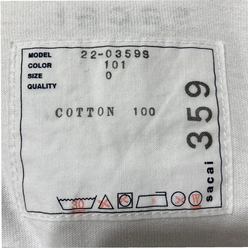 Sacai Sacai Sacai Light my fire Cotton T Shirt Textile T-Shirts 22-03569S DUTY FREE for USA Size ONE SIZE - 5 Thumbnail