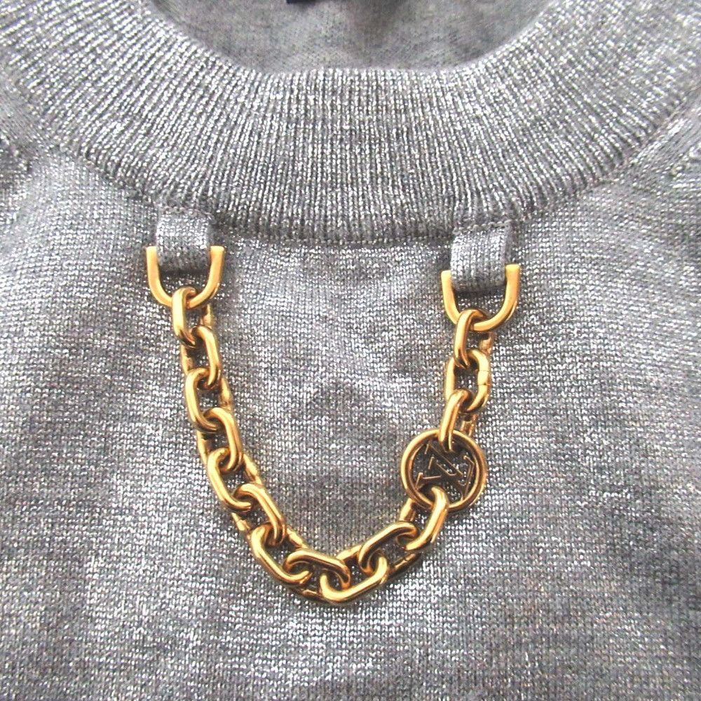 Louis Vuitton Louis Vuitton Louis Vuitton LV Logo Chain Knit Top Textile Tops DUTY FREE for USA Size ONE SIZE - 3 Thumbnail