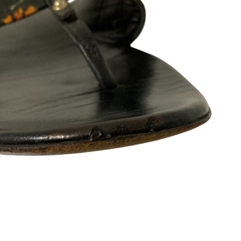 Gucci Gucci Gucci Flora Print Flat Thong Sandals Leather Shoes DUTY FREE for USA Size ONE SIZE - 11 Thumbnail