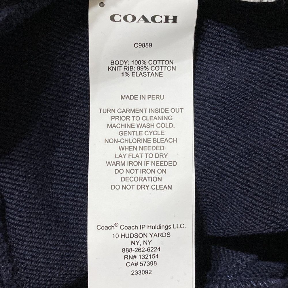 Coach Coach COACH Essential Sporty Cotton Shorts Textile Shorts C9889 DUTY FREE for USA Size ONE SIZE - 7 Thumbnail