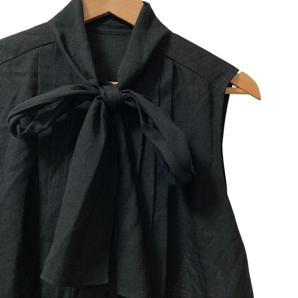 Other Other Grace Class Linen Like Bow Tie Sleeveless Blouse Textile Tops DUTY FREE for USA Size ONE SIZE - 2 Thumbnail