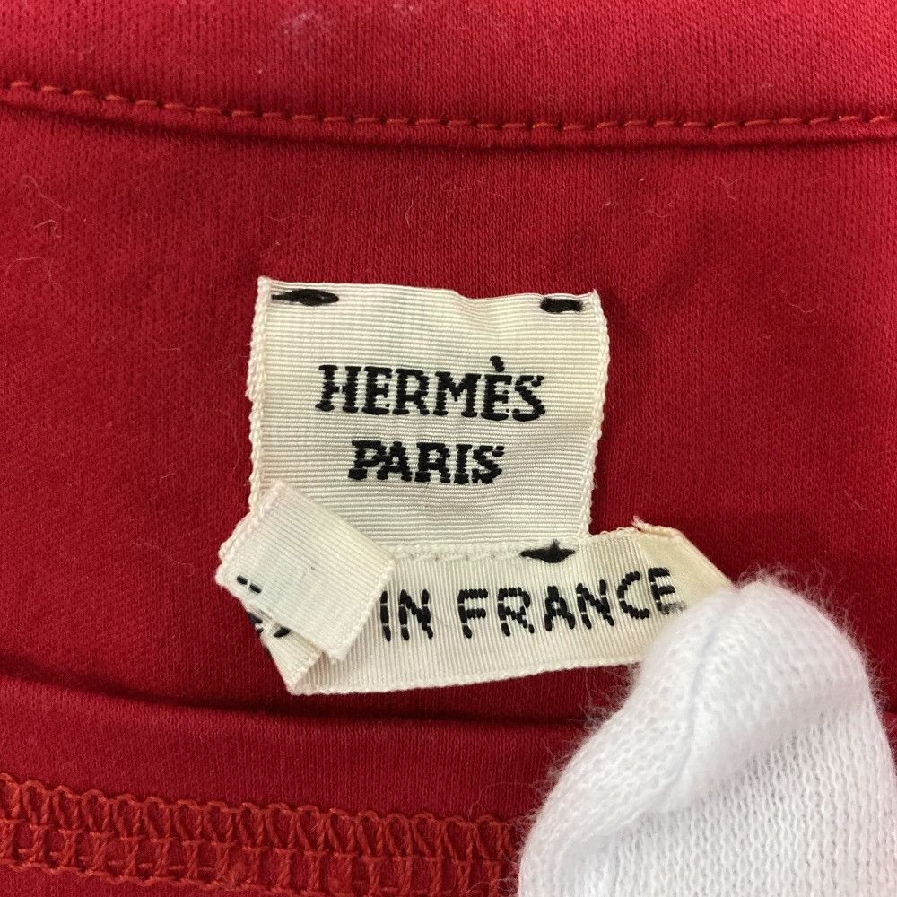 Hermes Hermes Hermes Tassel Embroidery Cotton T-shirt38 Textile T-Shirts DUTY FREE for USA Size ONE SIZE - 5 Thumbnail