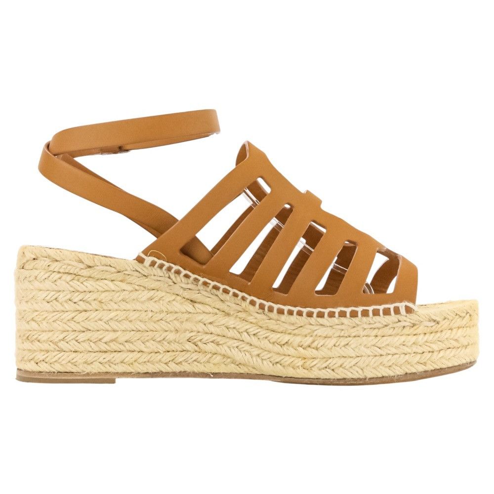 Hermes Hermes Hermes CATALIA Espadrille Sandals 38 Leather Shoes DUTY FREE for USA Size ONE SIZE - 4 Thumbnail