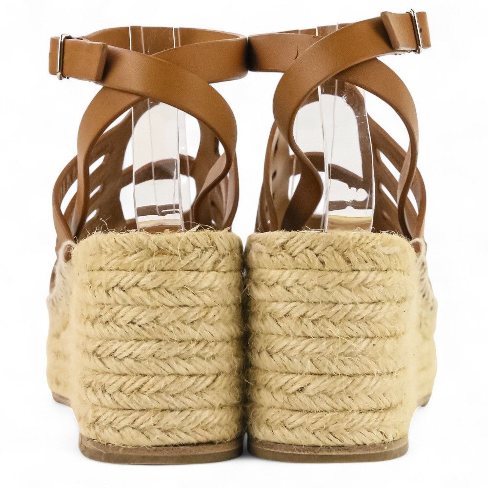 Hermes Hermes Hermes CATALIA Espadrille Sandals 38 Leather Shoes DUTY FREE for USA Size ONE SIZE - 5 Thumbnail