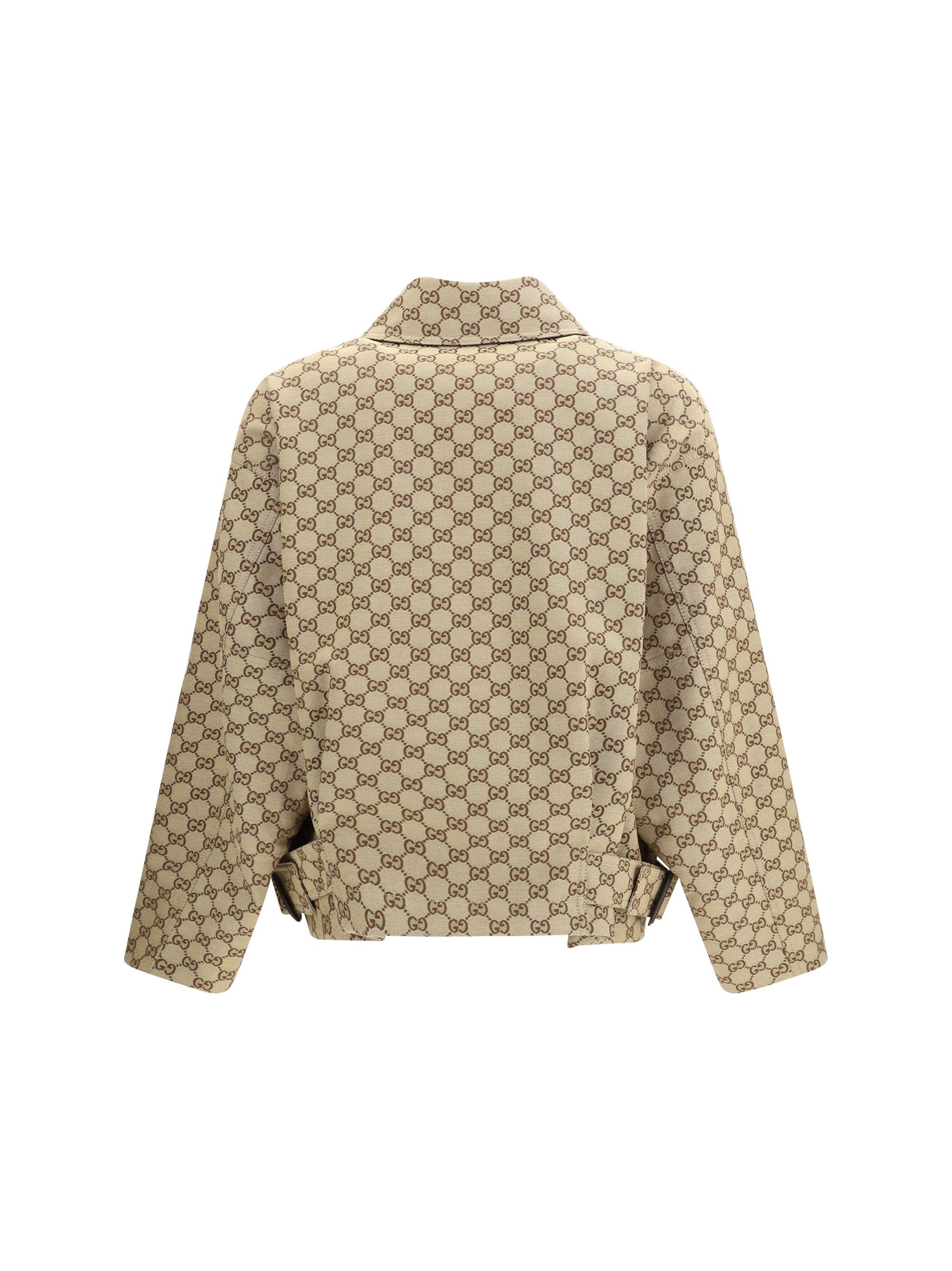 Gucci GG Canvas bomber Jacket Size M / US 6-8 / IT 42-44 - 2 Thumbnail