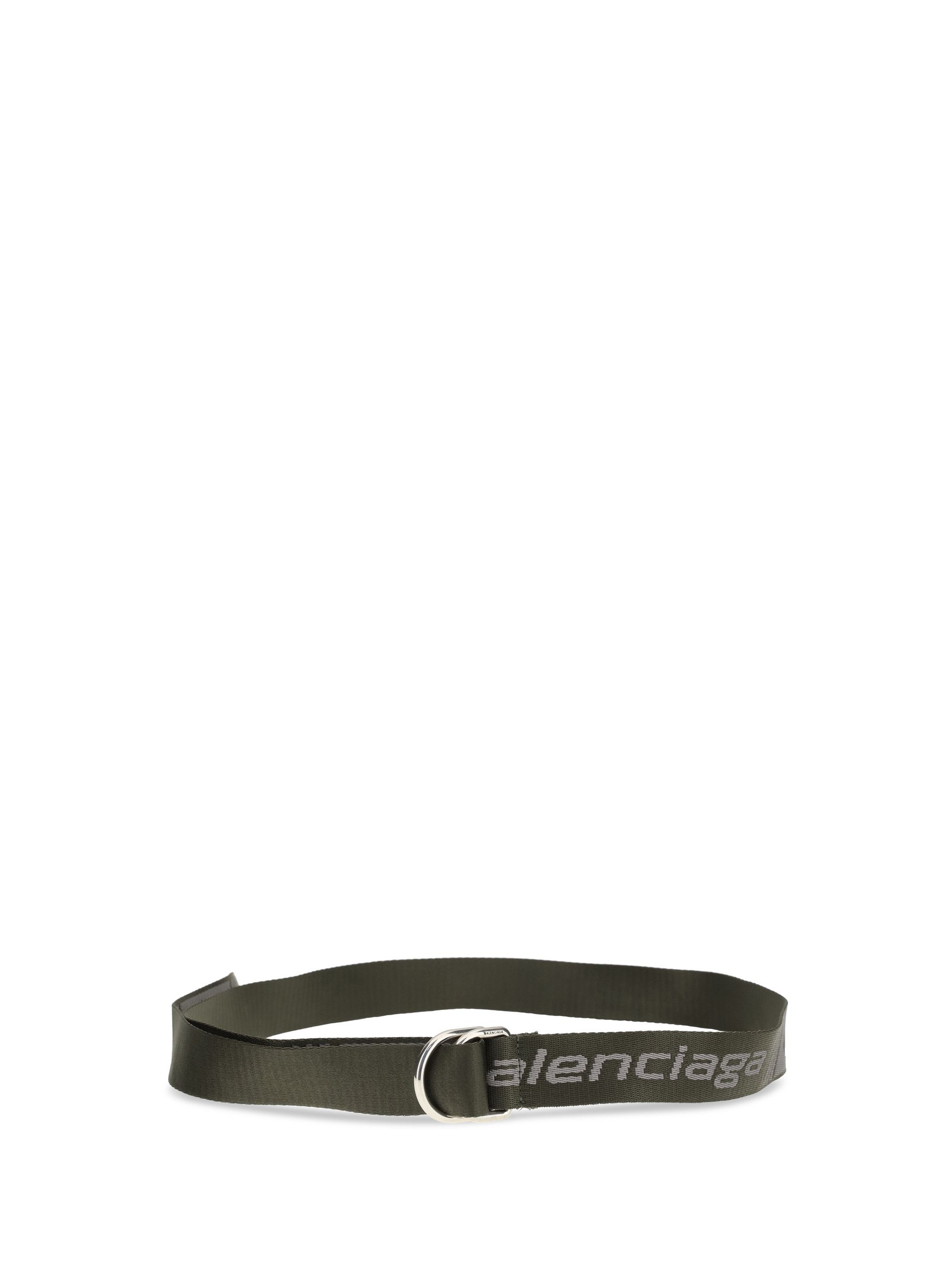 Balenciaga D Ring Belt in jacquard canvas Size ONE SIZE - 2 Thumbnail