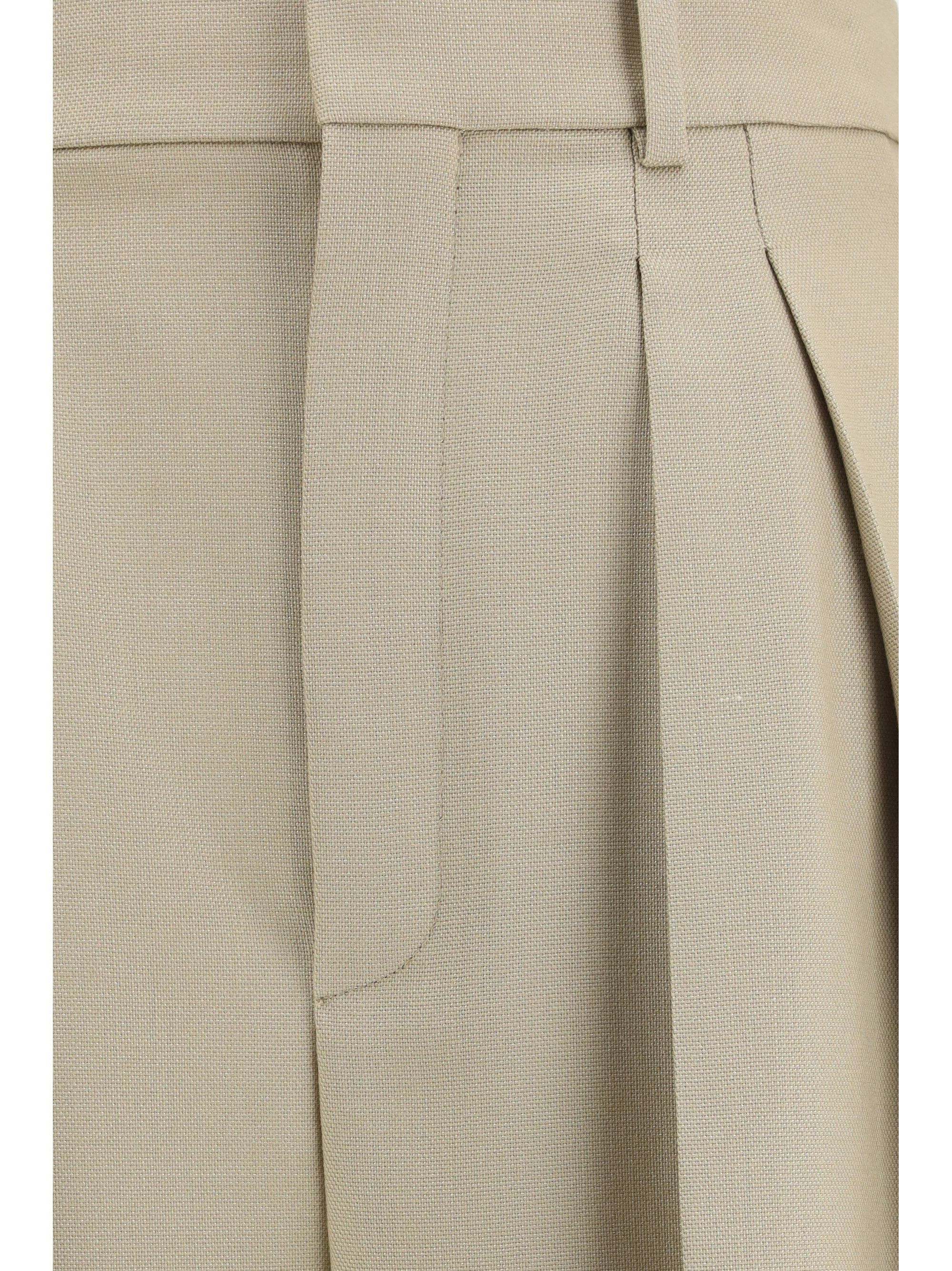 Saint Laurent Paris Tailored wool and silk canvas Pants Size 28" / US 6 / IT 42 - 3 Thumbnail