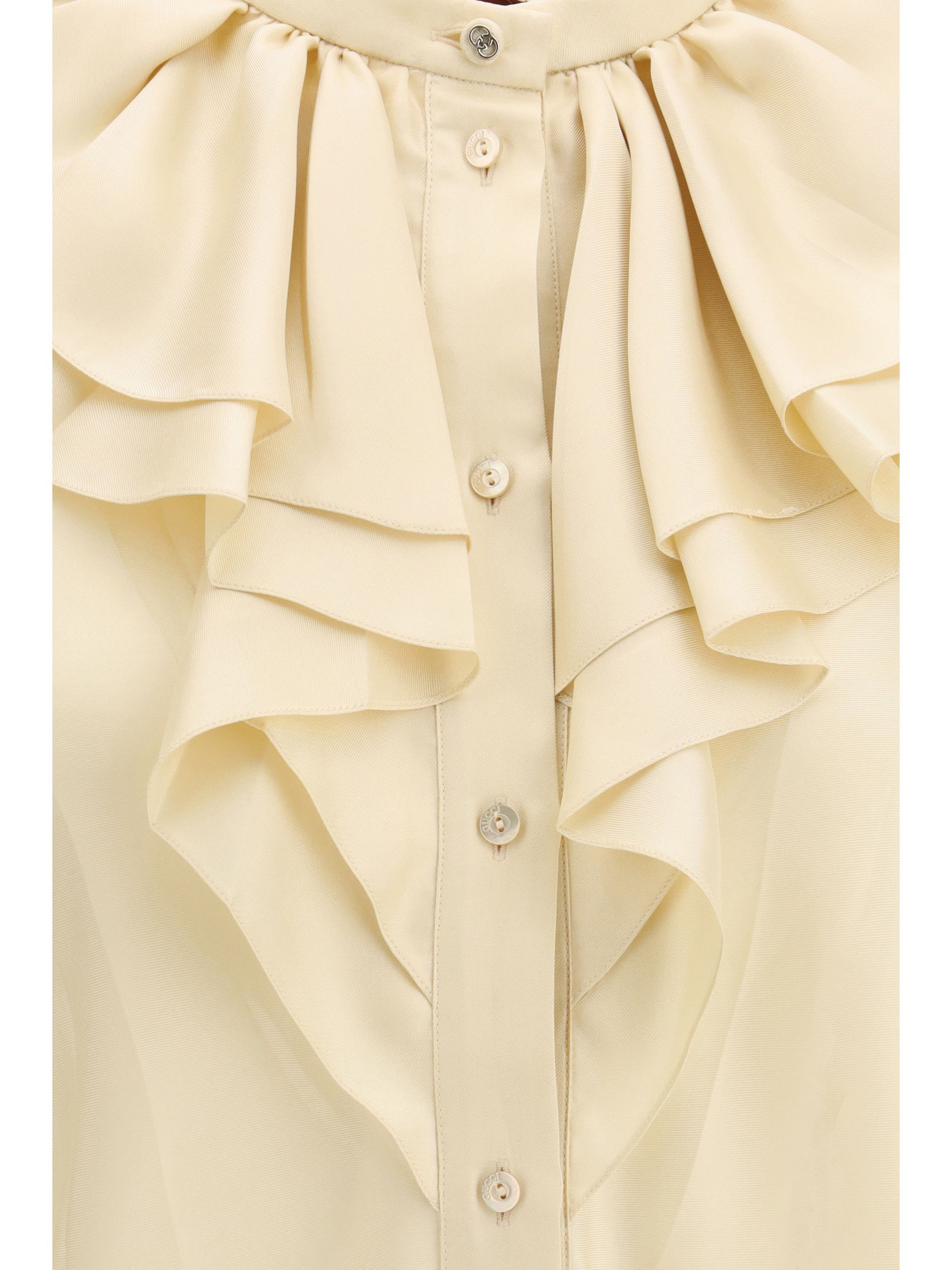 Gucci Silk twill Shirt Size M / US 6-8 / IT 42-44 - 3 Thumbnail