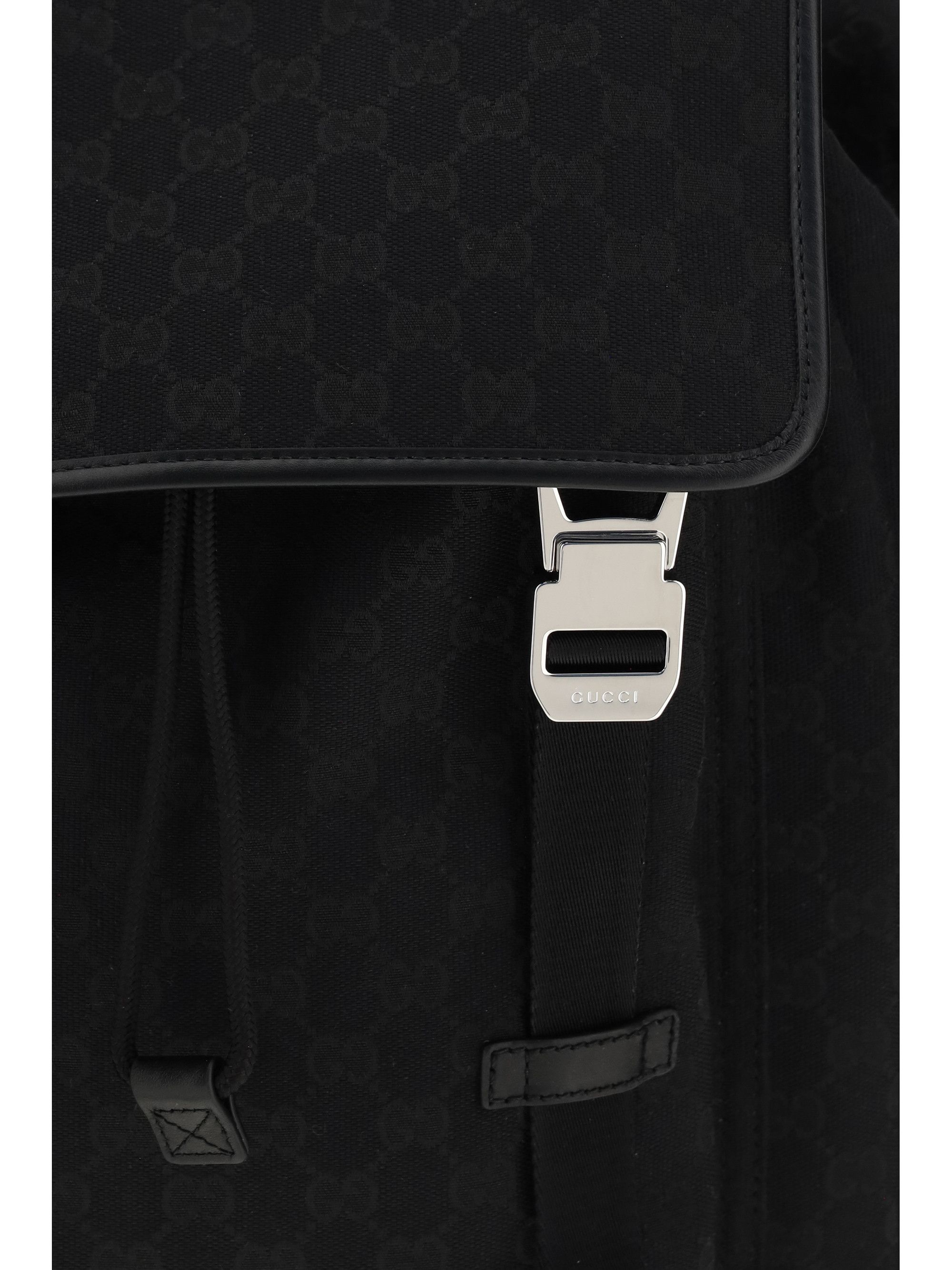 Gucci Large GG fabric Backpack Size ONE SIZE - 3 Thumbnail