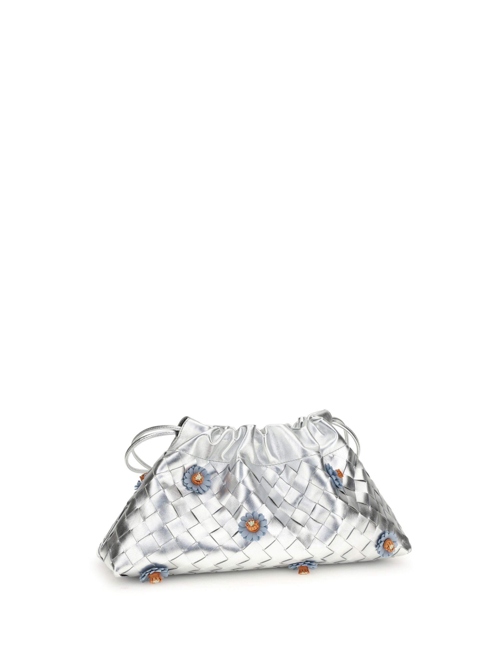 Bottega Veneta Dustbag Clutch Bag with floral appliqués Size ONE SIZE - 2 Thumbnail