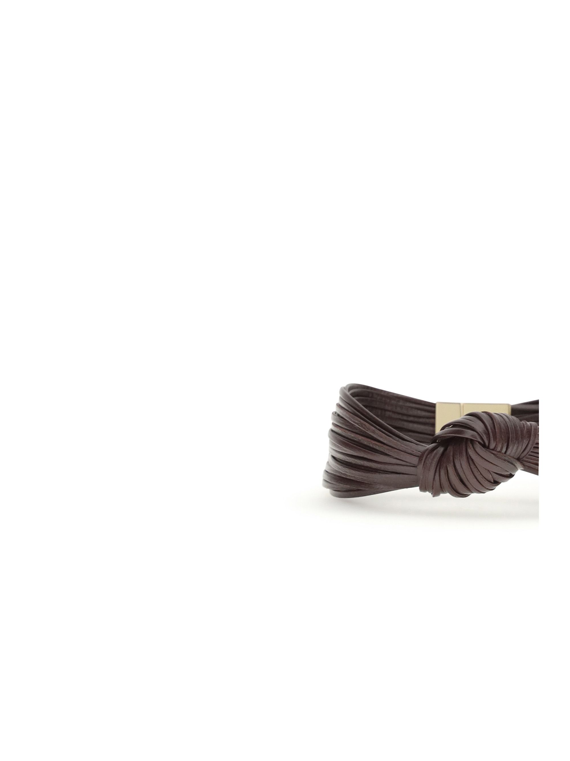 Bottega Veneta Knot leather Bracelet Size ONE SIZE - 3 Thumbnail
