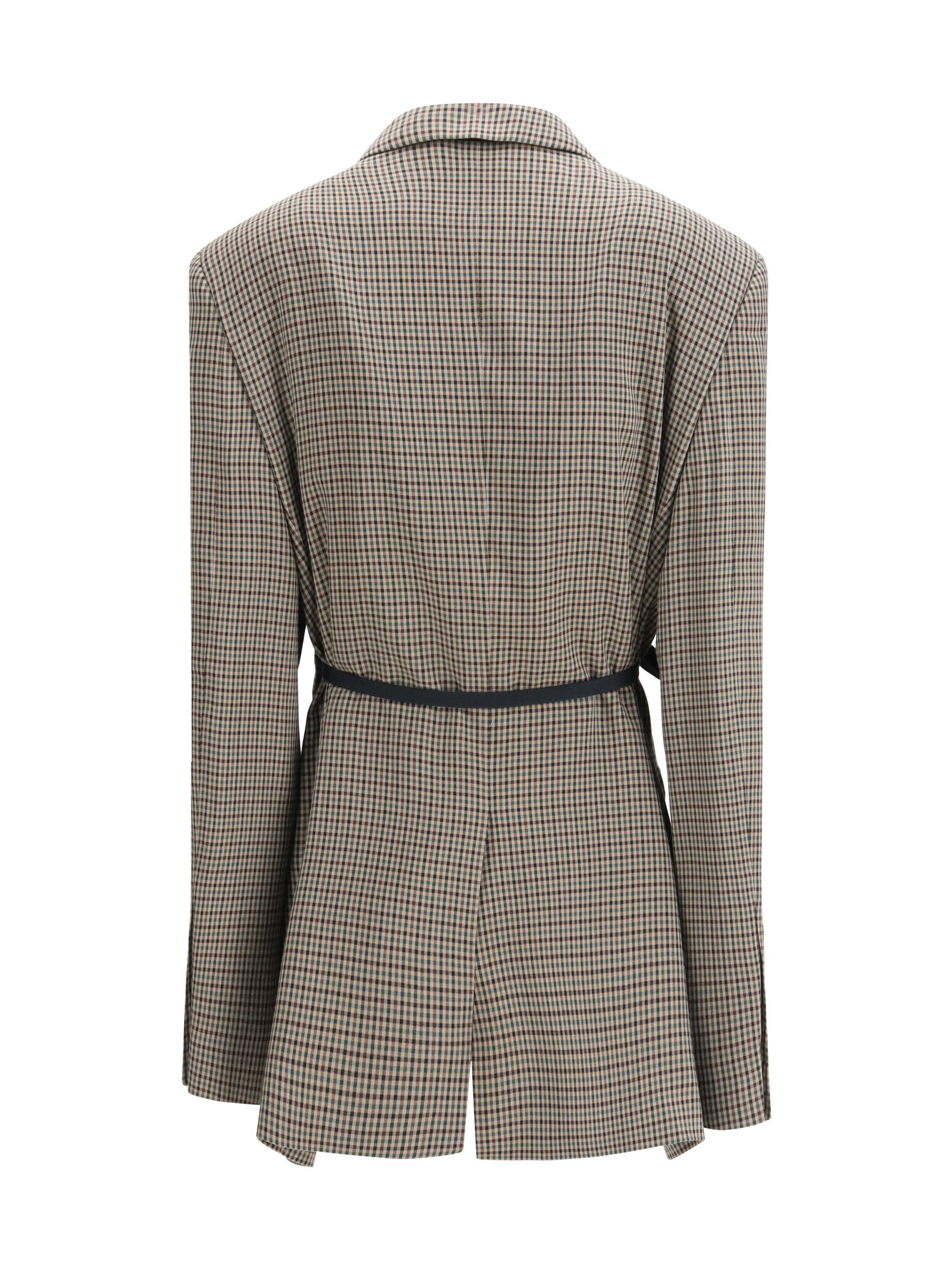 Balenciaga Single-breasted Vichy Jacket Size S / US 4 / IT 40 - 2 Thumbnail